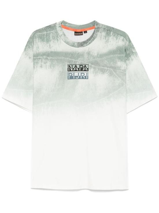 Napapijri NAPAPIJRI Men T-Shirts NP0A4IEK N1A1 Green Size US S / EU 44-46 / 1 - 1 Thumbnail