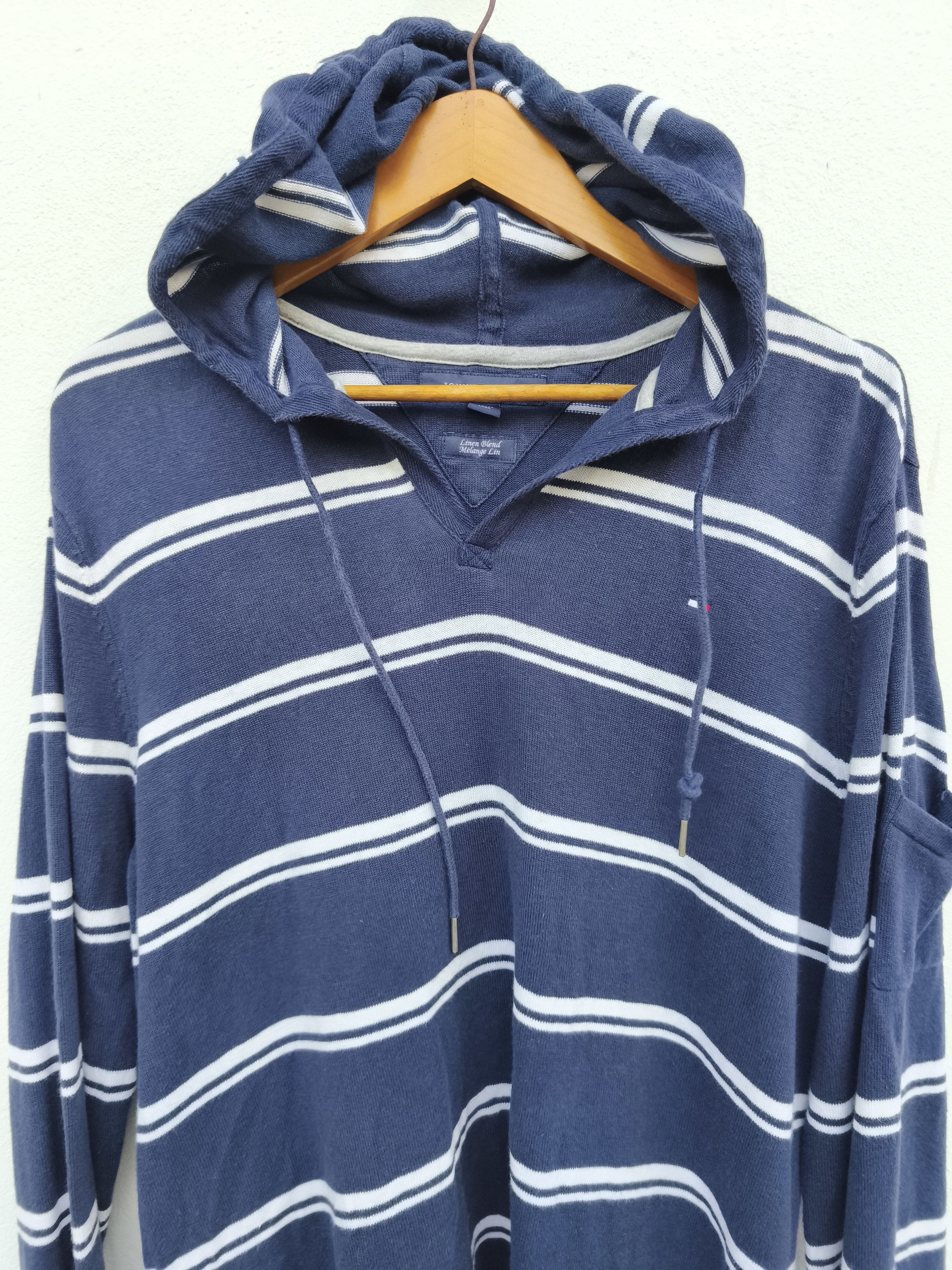 Tommy Hilfiger Tommy Hilfiger after hood stripes Linen clothes Size US L / EU 52-54 / 3 - 3 Thumbnail