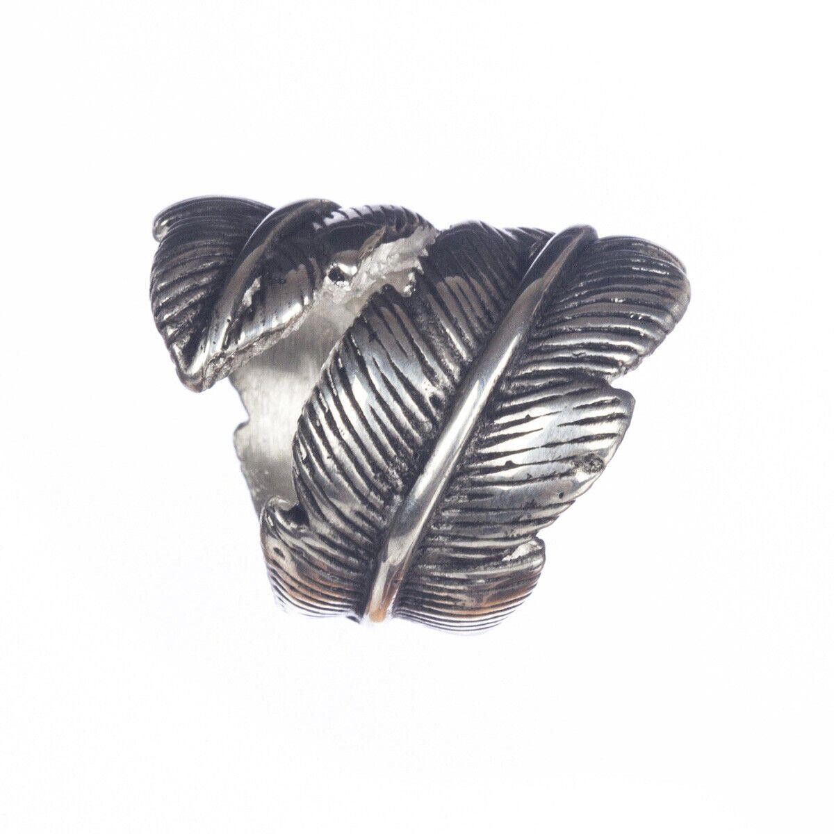 Designer Trilbal Inspired Silver Feather Wrap Ring Alberto Juan Size ONE SIZE - 3 Thumbnail