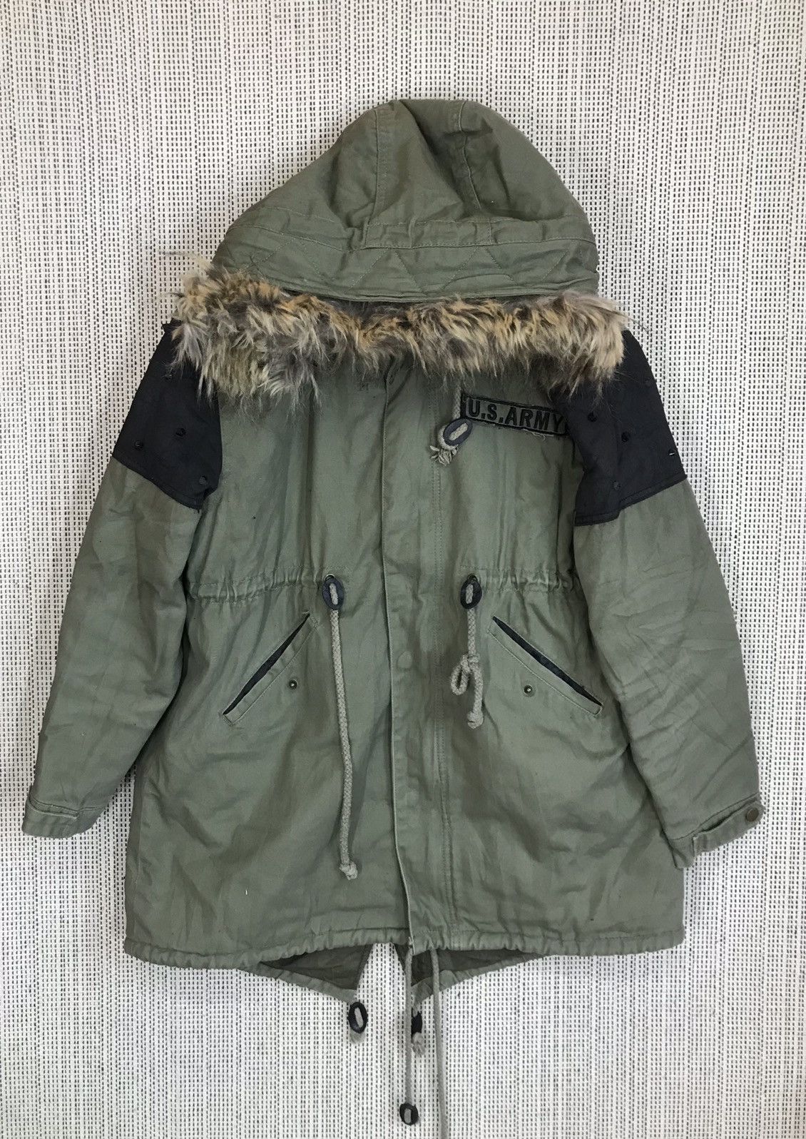 If Six Was Nine × Le Grande Bleu (L.G.B.) × Seditionaries ‼️GLAD NEWS US ARMY PARKA PUNK STYLE VERY RARE‼️ Size US L / EU 52-54 / 3 - 2 Thumbnail