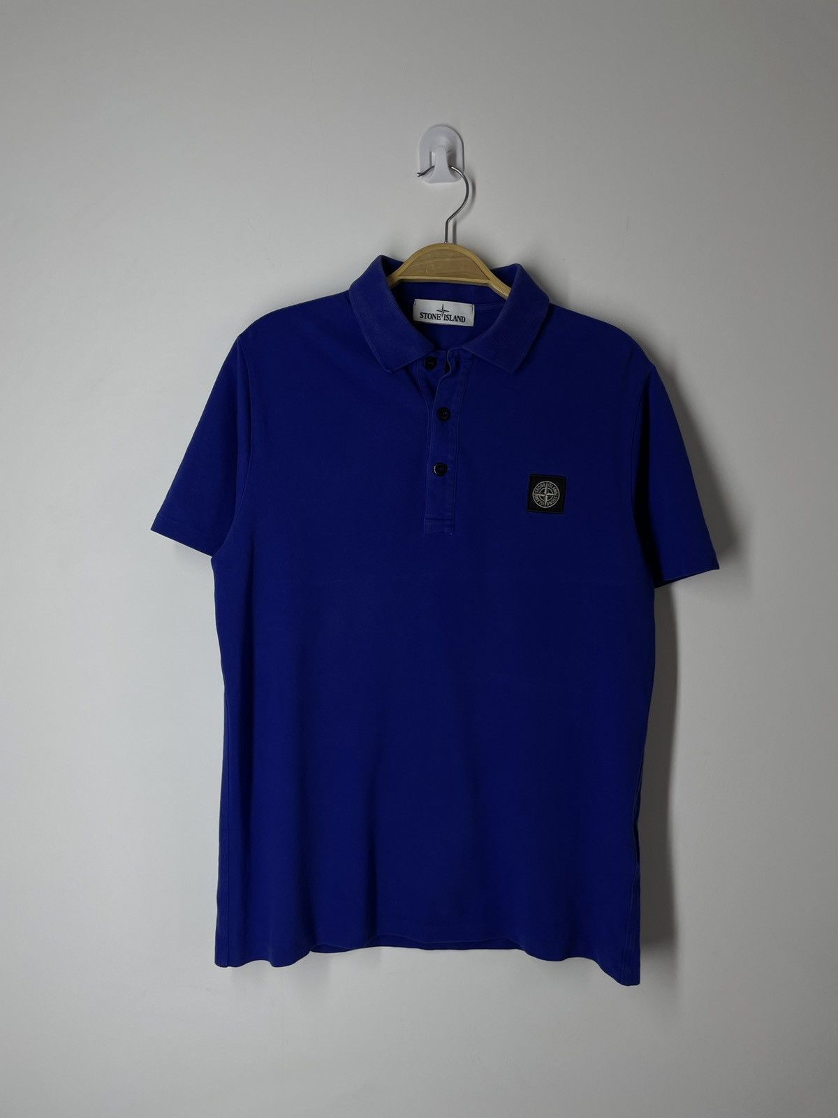 Stone Island Stone island Blue Polo patch program compass Size US M / EU 48-50 / 2 - 2 Thumbnail