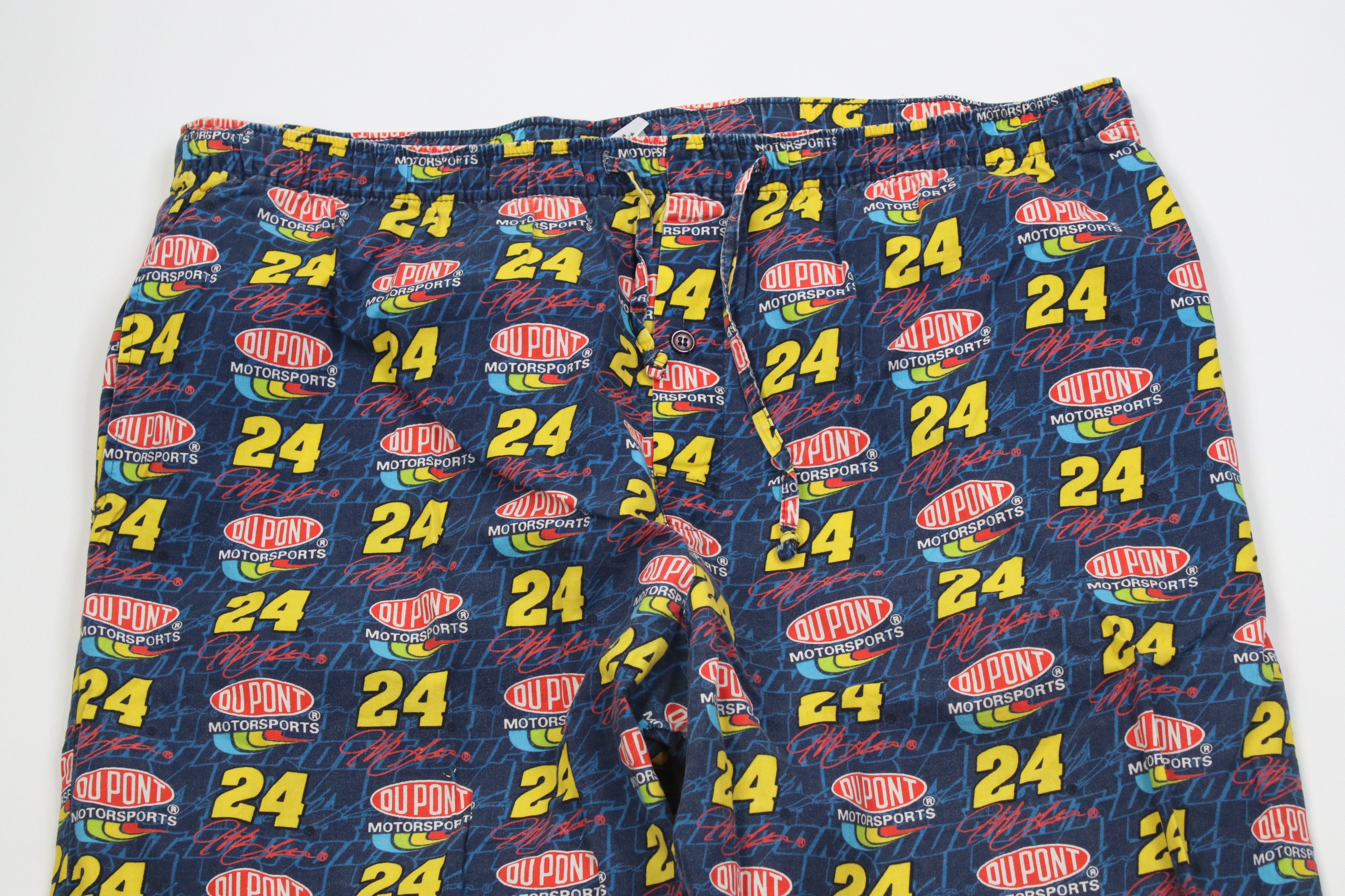 Vintage Vintage 90s Y2K NASCAR Gordon Racing Wide Leg Pants Pajamas Size US 38 / EU 54 - 2 Thumbnail