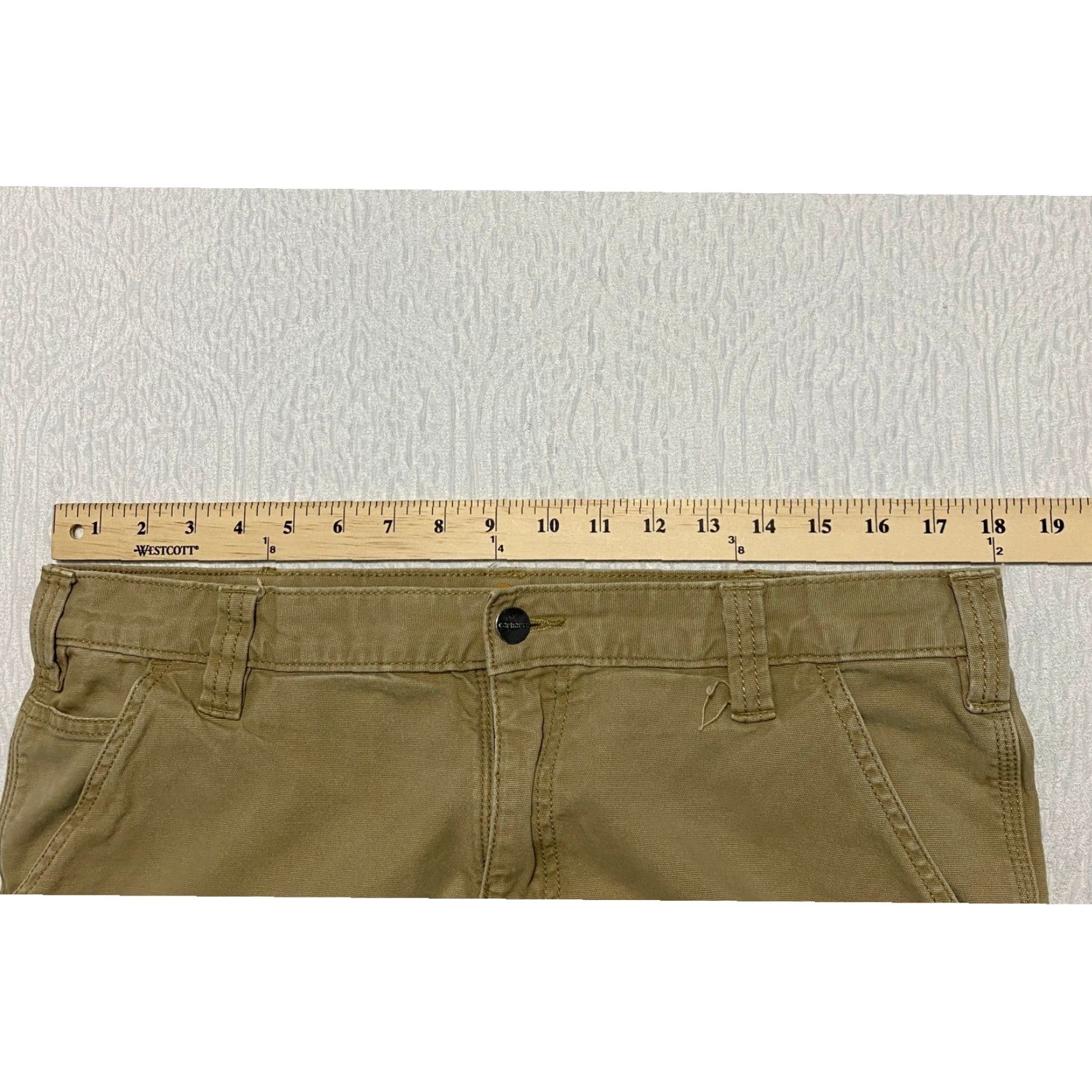 Carhartt VINTAGE Carhartt Relaxed Fit Carpenter Pants Mens 34x26 Tan Beige Work Utility Casual Trousers Size US 34 / EU 50 - 4 Thumbnail