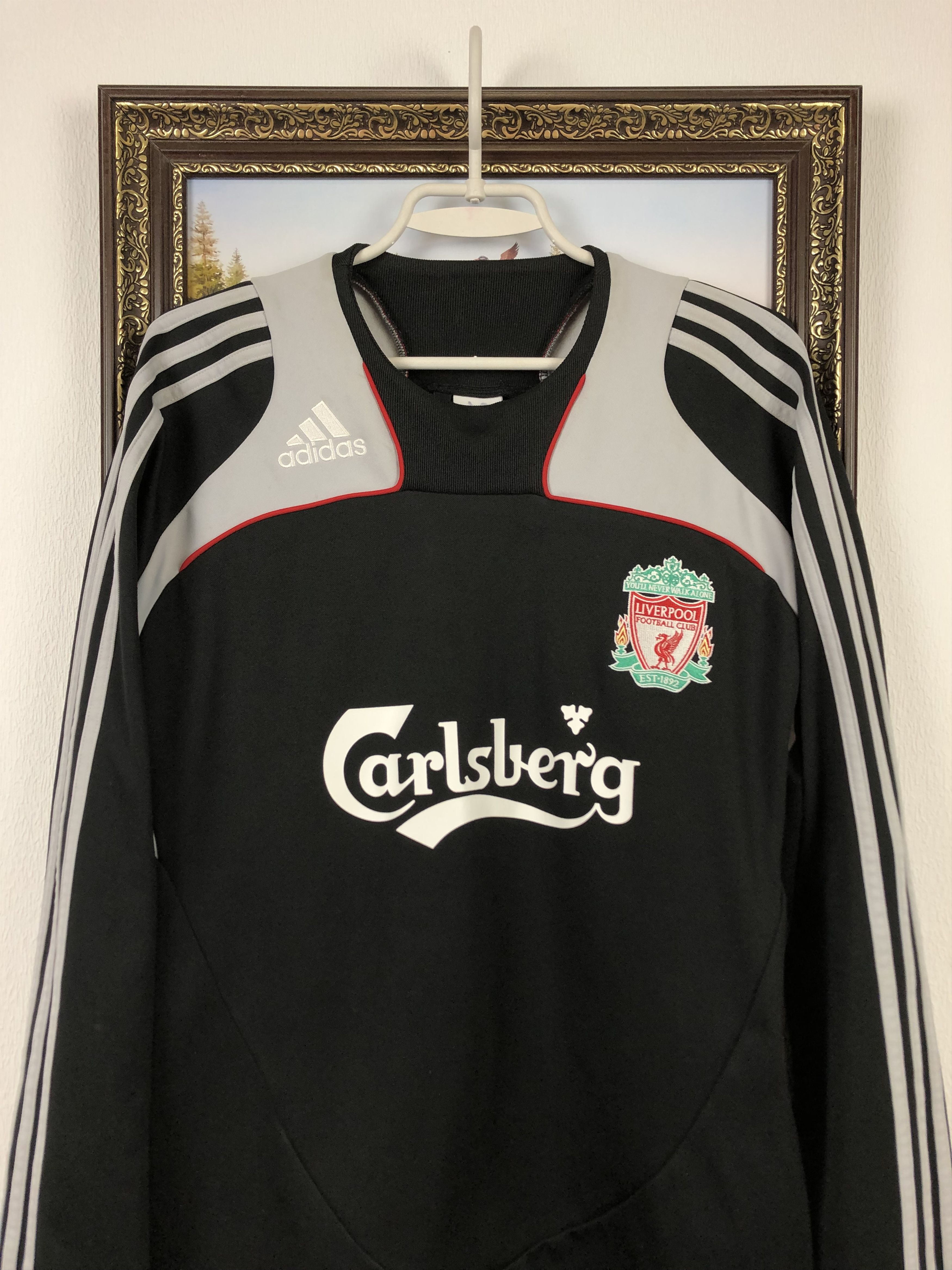 Adidas Rare Vintage Vintage Liverpool Football Sweatshirt Soccer Jacket Rare Grailed