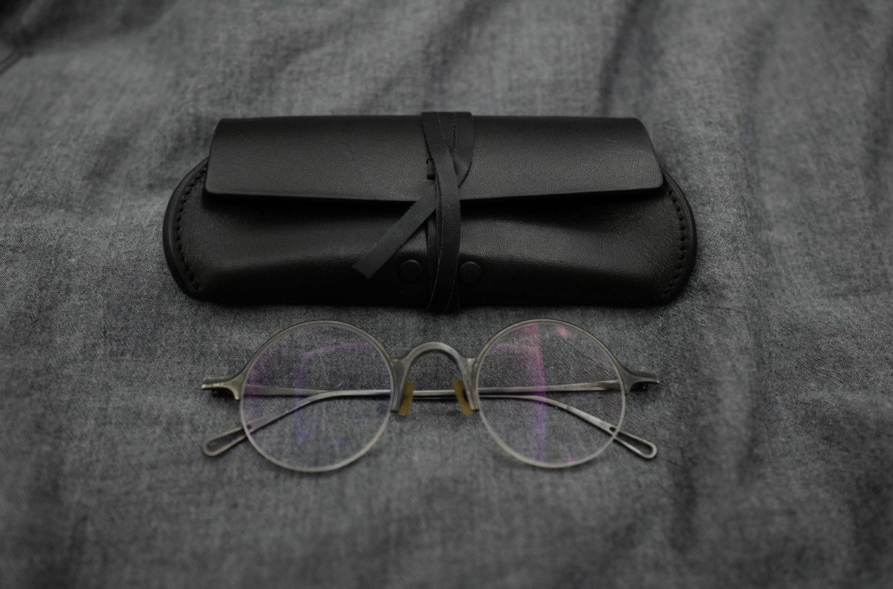 image of Rigards x Ziggy Chen 925 Silver Glasses in Black, Men's