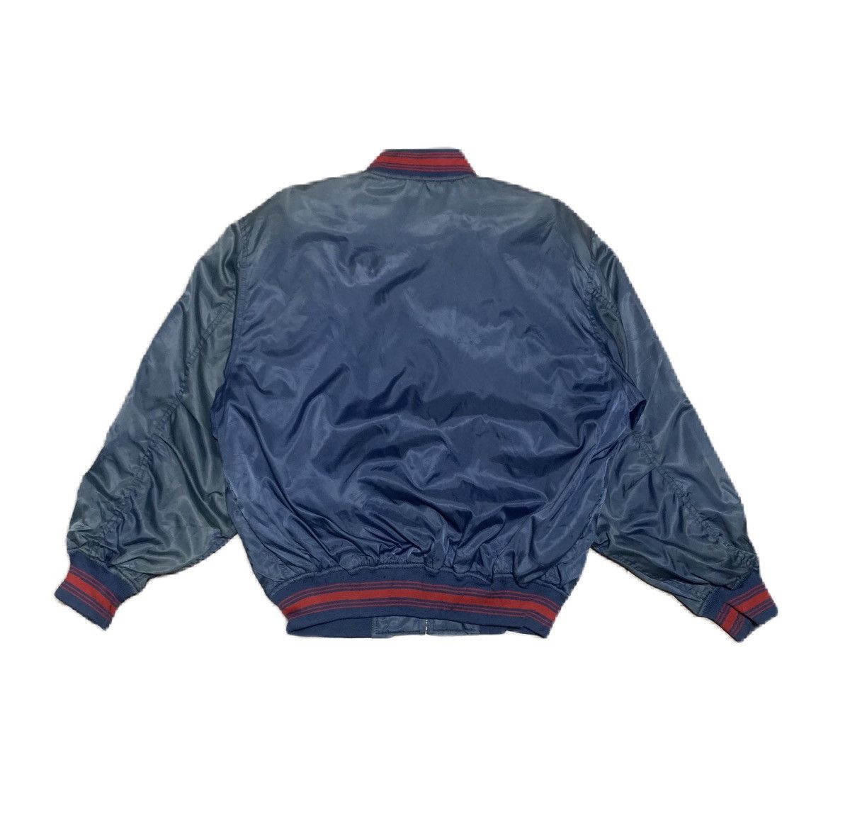 Converse Vintage 90s Trashed Converse Bomber Jacket Sun Faded Size US L / EU 52-54 / 3 - 4 Thumbnail