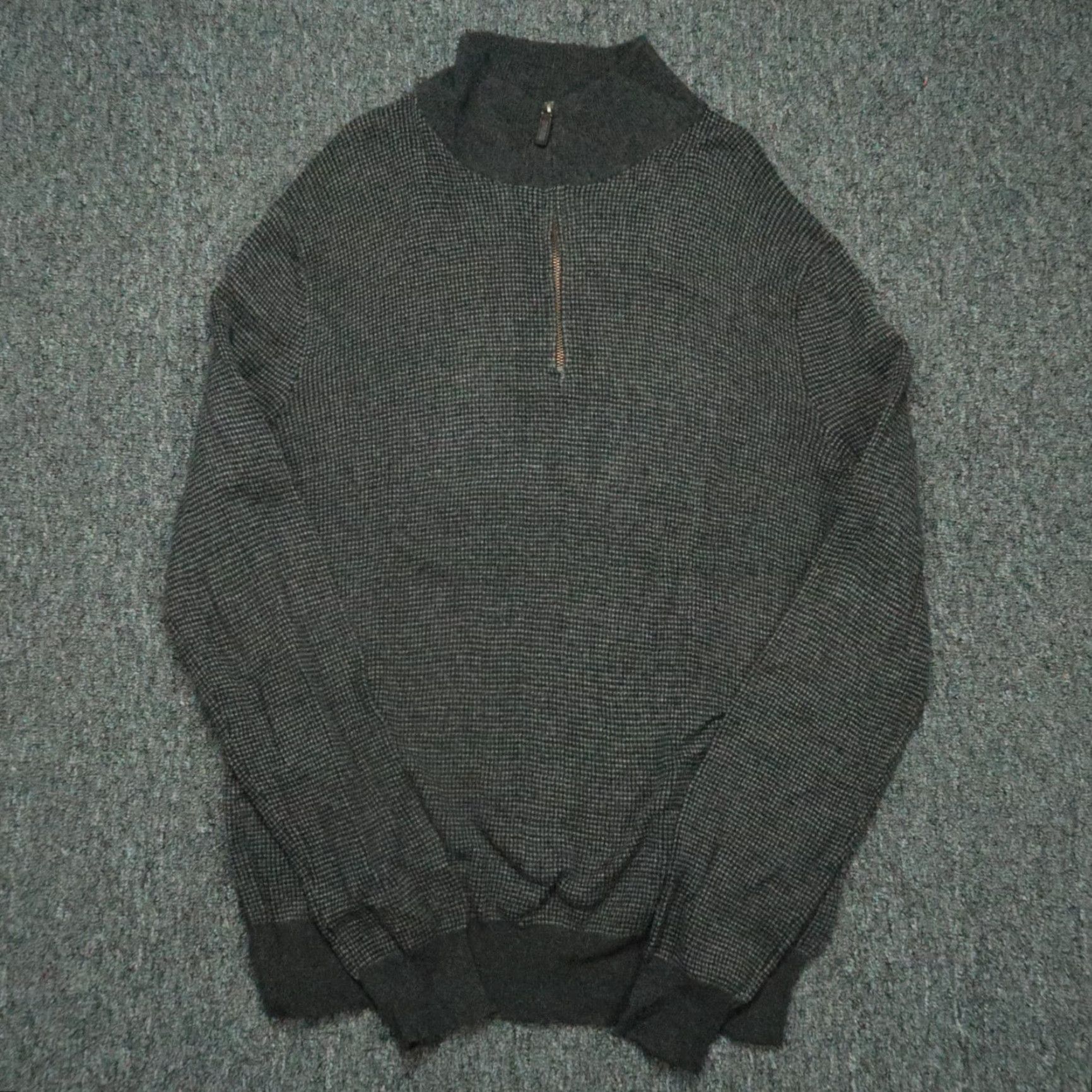Polo Ralph Lauren VINTAGE Polo Ralph Lauren Sweater Shirt Mens Large Gray 1/4 Zip All Seasons Wool Knitted Pullover Slim L? Size US L / EU 52-54 / 3 - 2 Thumbnail