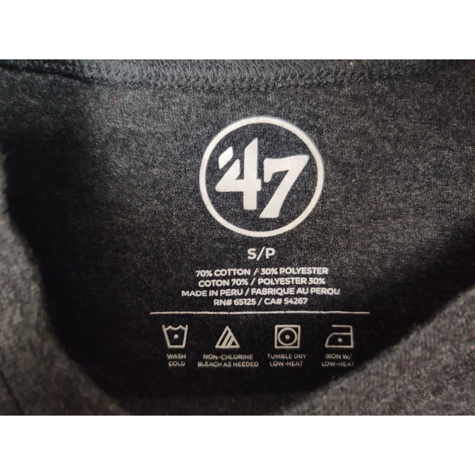 47 Arizona Diamondbacks Shirt Adult Mens Small Gray Spell Out Size US S / EU 44-46 / 1 - 5 Thumbnail