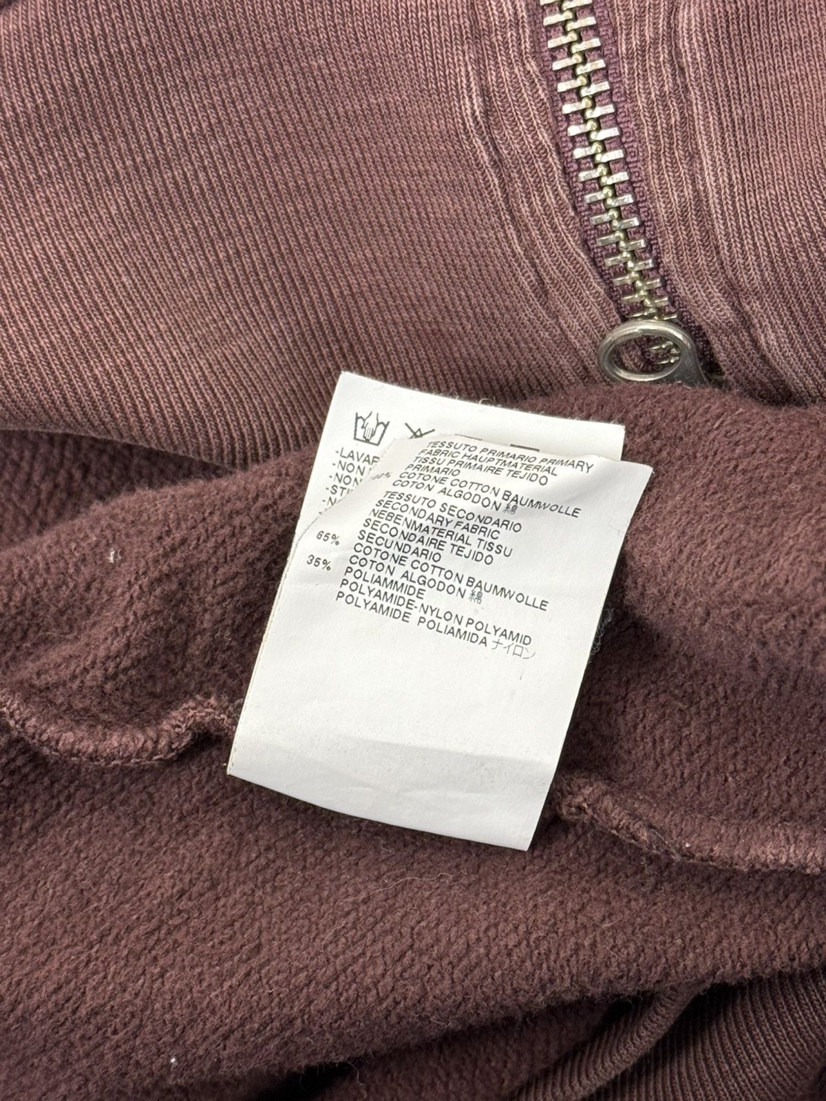 Vivienne Westwood Vivienne Westwood Eyes Pre-Loved Zip Hoodie Burgundy S Size US S / EU 44-46 / 1 - 12 Thumbnail