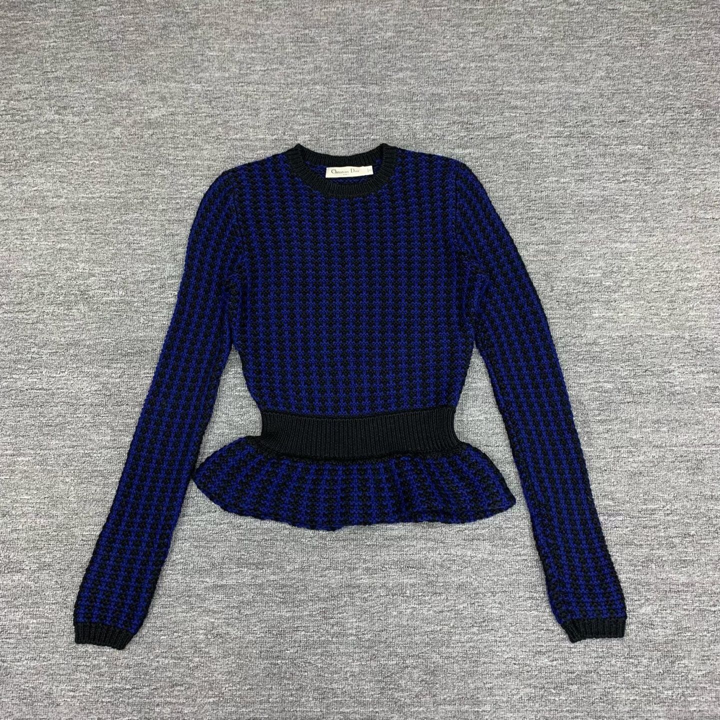 Dior dior black blue wool sweater size 38 Size M / US 6-8 / IT 42-44 - 1 Thumbnail