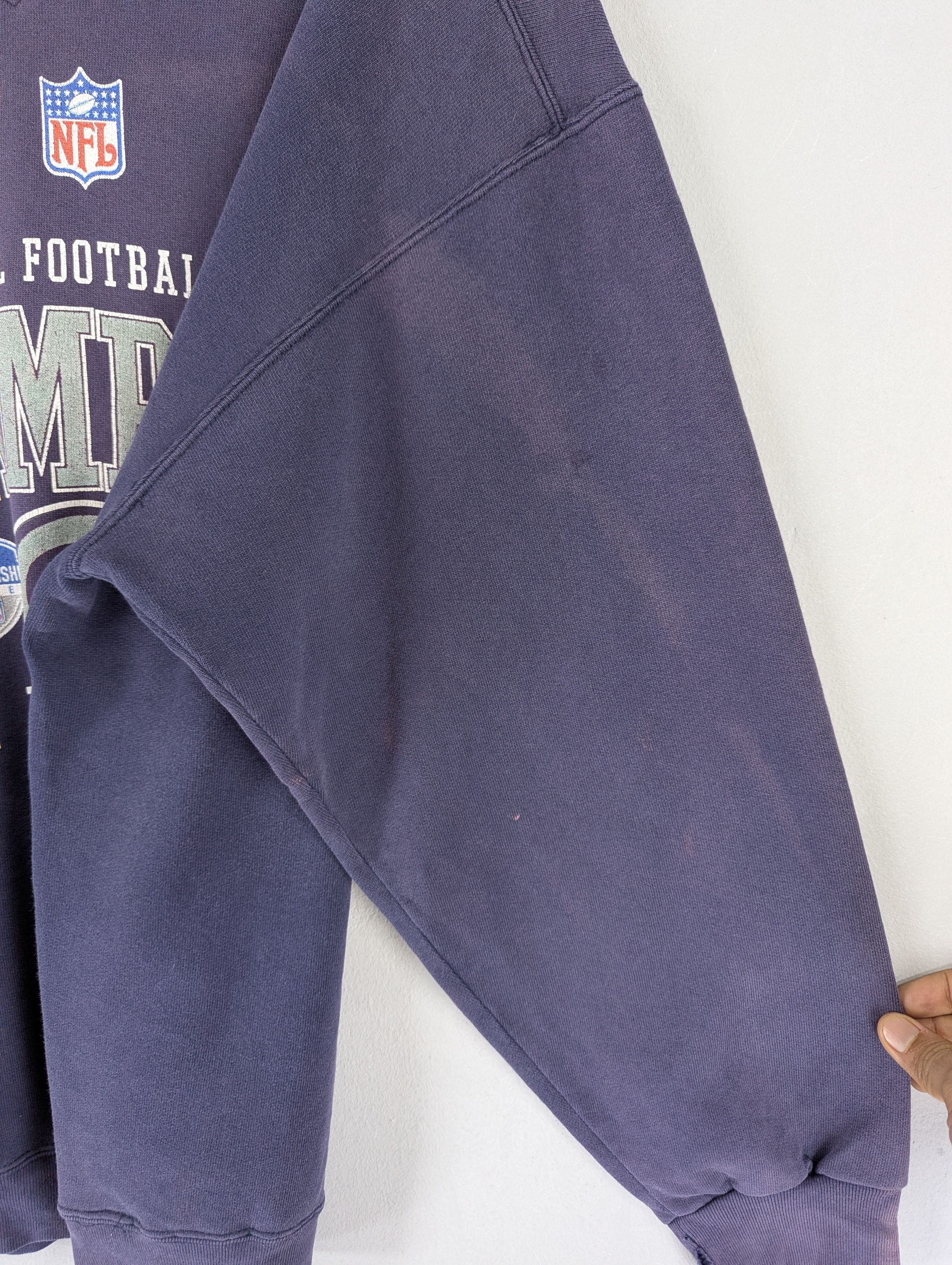 NFL Vintage Reebok NFL ST.Louis Ram Distressed Crewneck Size US L / EU 52-54 / 3 - 9 Thumbnail