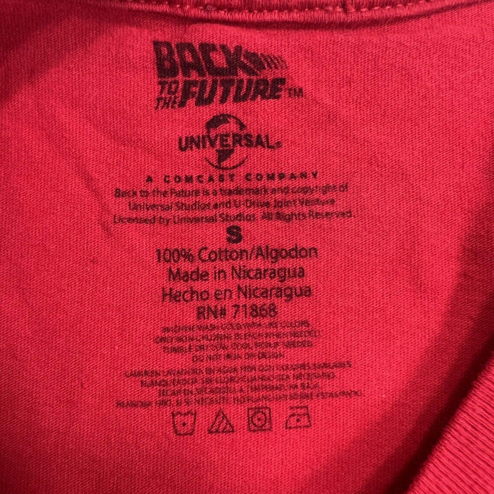 Universal Studios Universal Studios Back to The Future 2 Red Graphic T-Shirt Size US S / EU 44-46 / 1 - 4 Thumbnail