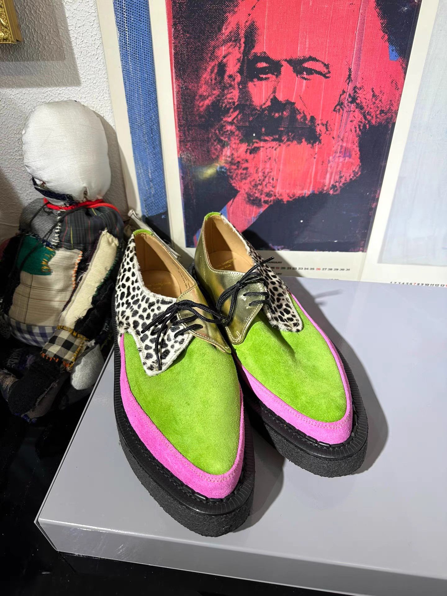 Comme des Garcons Homme Plus Comme des Garçons x George Cox Leather Platform Shoes K20 Size US 9.5 / EU 42-43 - 1 Thumbnail