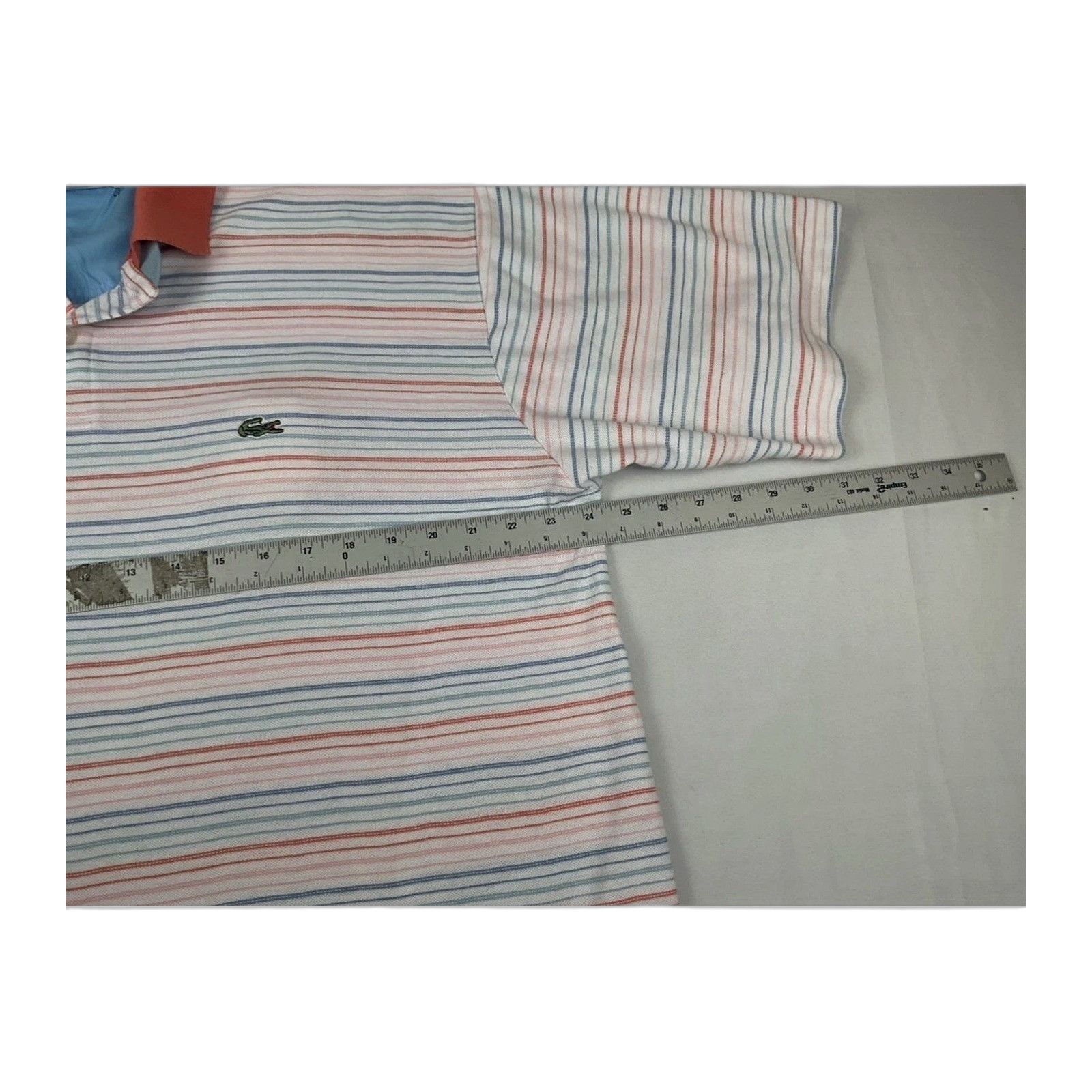 Lacoste Lacoste Alligator Striped Polo Shirt Mens Size XL Size US XL / EU 56 / 4 - 4 Thumbnail