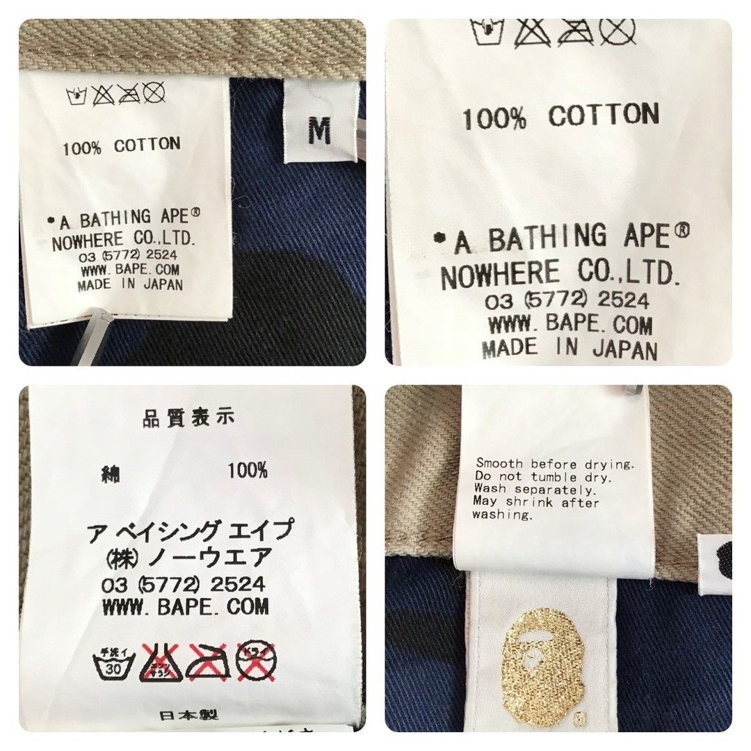 Bape BAPE APE HEAD logo pants a bathing ape NIGO ★size M Size US 32 / EU 48 - 8 Thumbnail