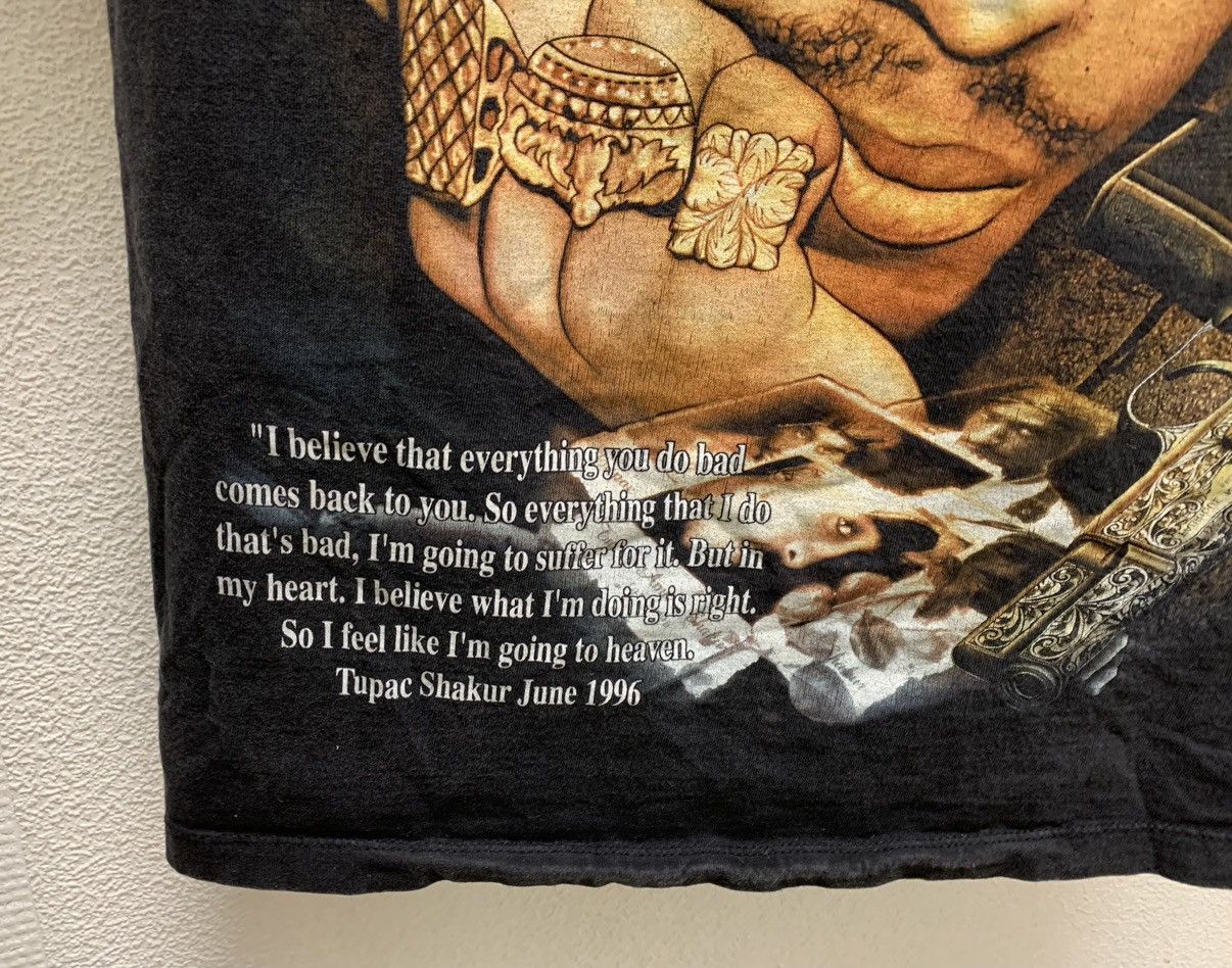 Band Tees 2pac Tupac Shakur June 1996 vintage t-shirt rap tee band M Size US M / EU 48-50 / 2 - 8 Thumbnail
