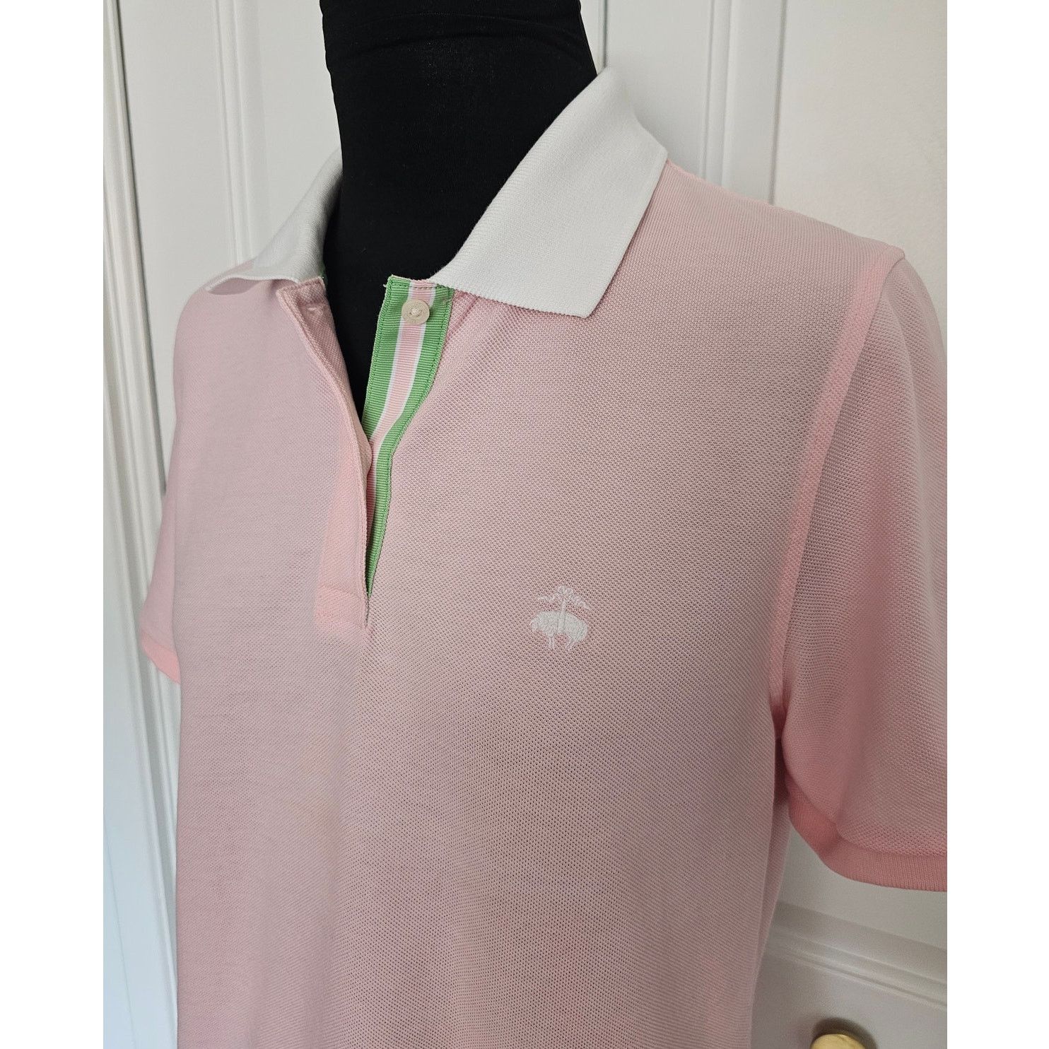 Brooks Brothers Brook Brothers Preppy Pique Performance Polo Shirt Top L Size L / US 10 / IT 46 - 2 Thumbnail