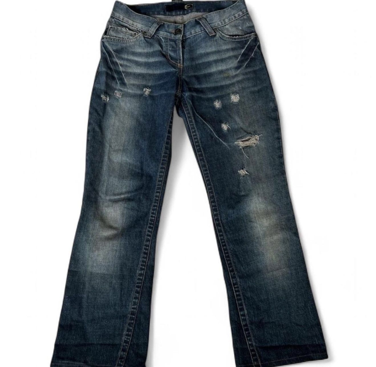 Just Cavalli Just cavalli Damaged Denim sz 26 Size 26" / US 2 / IT 38 - 3 Thumbnail