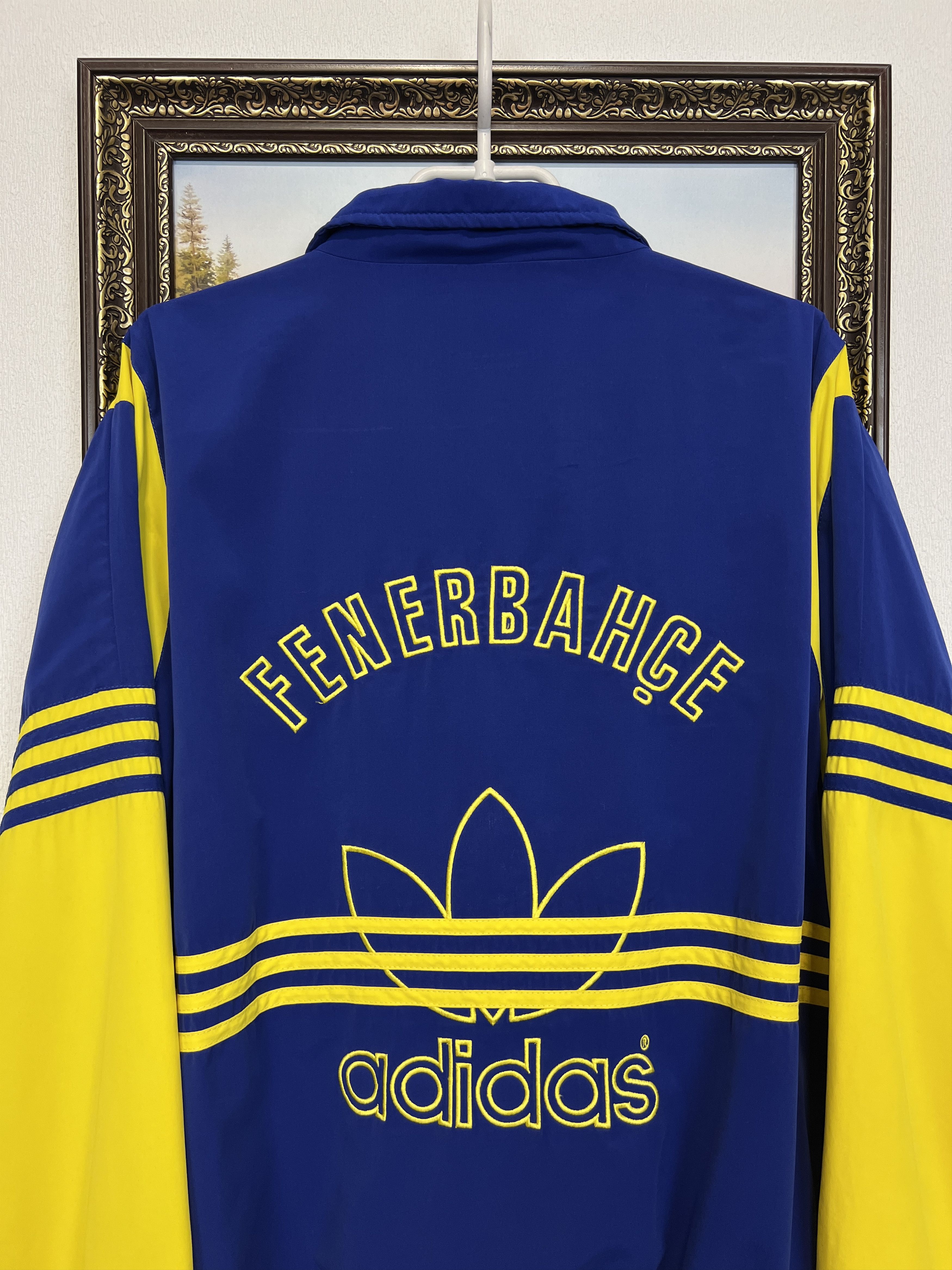 Adidas Vintage 90's Fenerbahce Football Jacket Soccer Track Top Size US XL / EU 56 / 4 - 11 Thumbnail