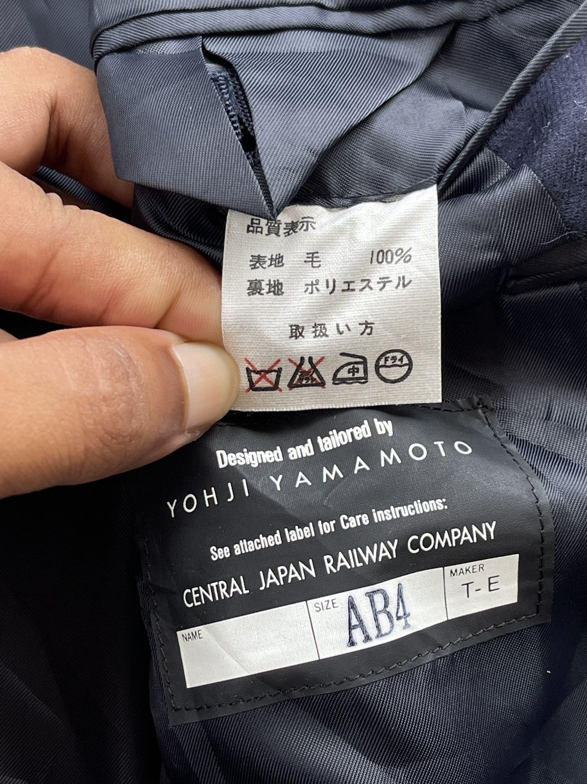 Yohji Yamamoto Yohji Yamamoto Double-Breasted Tailored Blazer/Jacket Size US M / EU 48-50 / 2 - 12 Thumbnail