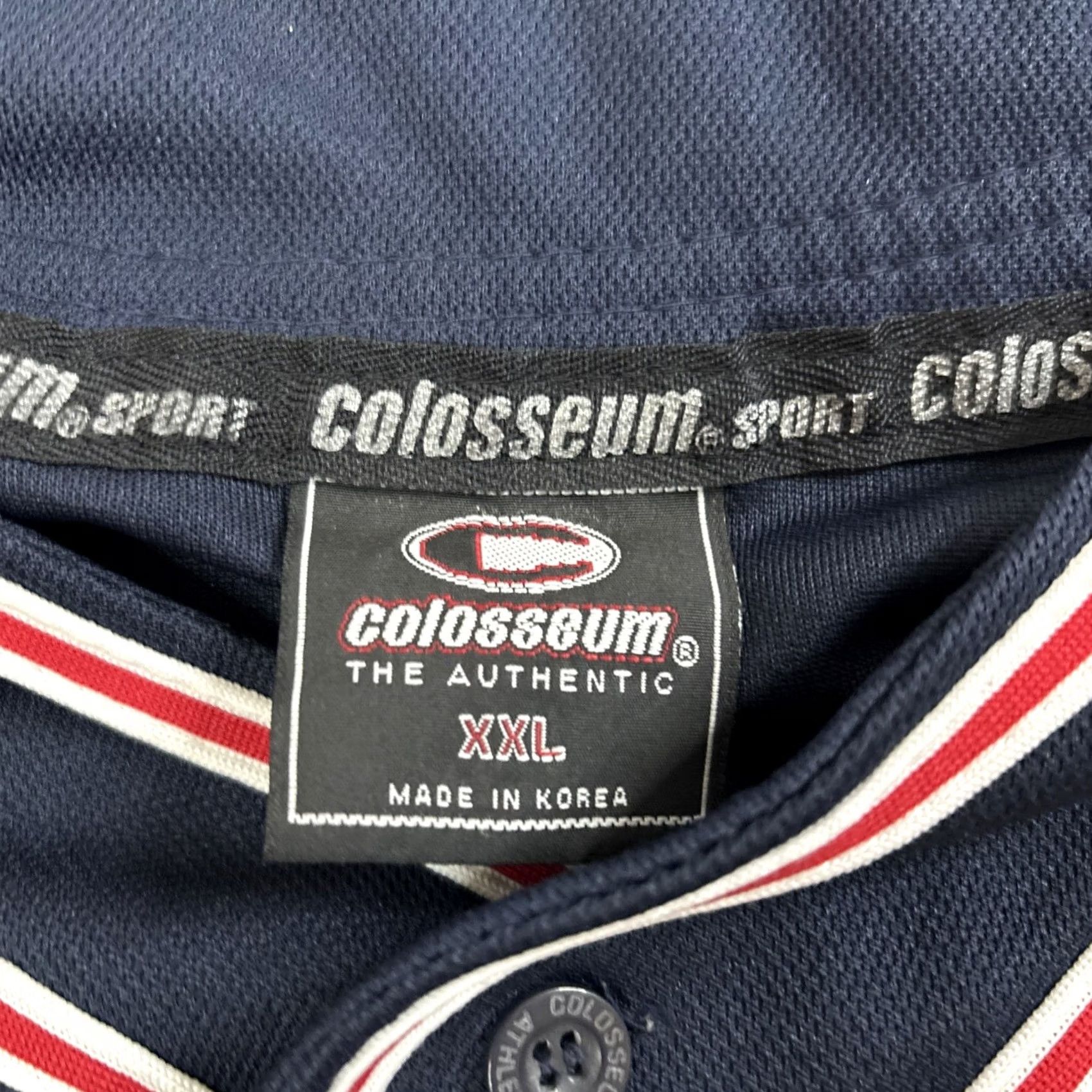 Vintage Colosseum Jersey Baseball Men 2XL Blue Short Sleeve Button Front Sports Size US XXL / EU 58 / 5 - 6 Thumbnail