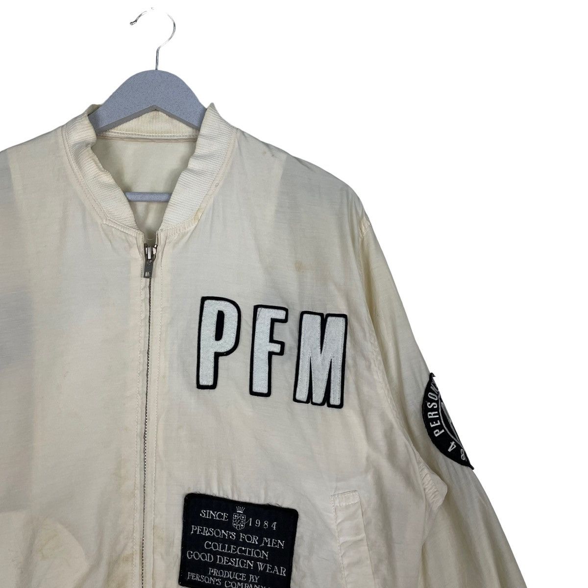 Japanese Brand × PERSON'S 💥PERSONS FOR MEN RIOT BOMBER FLIGHT JACKET Size US L / EU 52-54 / 3 - 7 Thumbnail