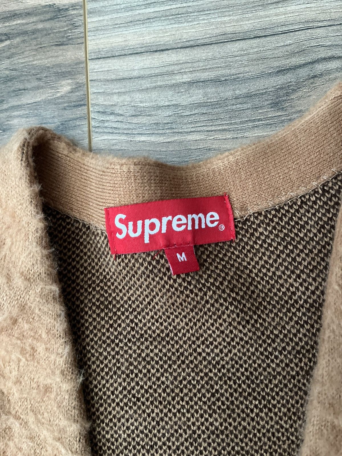 Supreme Supreme Brushed Checkerboard Cardigan Size US M / EU 48-50 / 2 - 9 Thumbnail