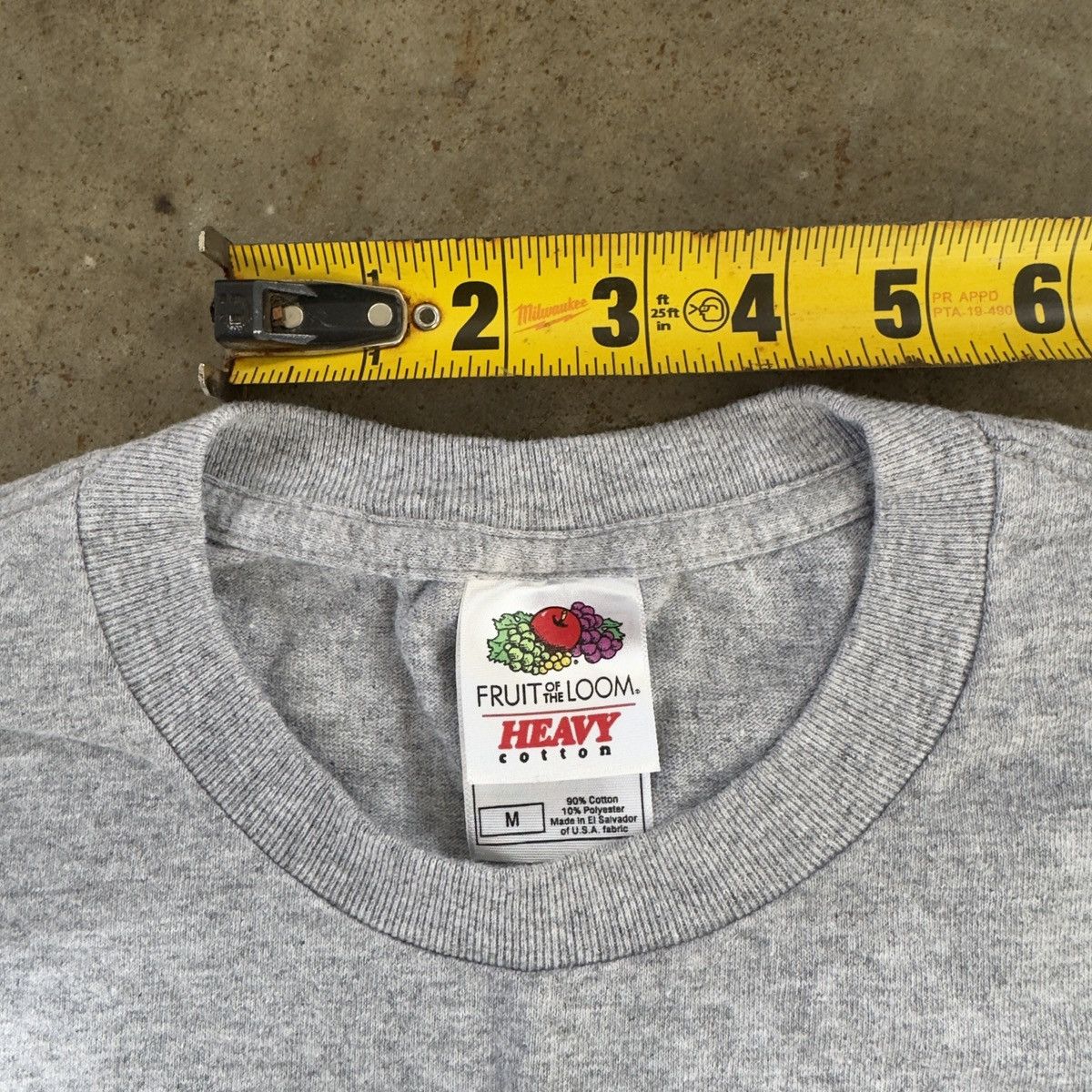 Fruit Of The Loom Humorous Stick Figure Tee Grey Fruit of the Loom HeavyCotton Size US M / EU 48-50 / 2 - 3 Thumbnail