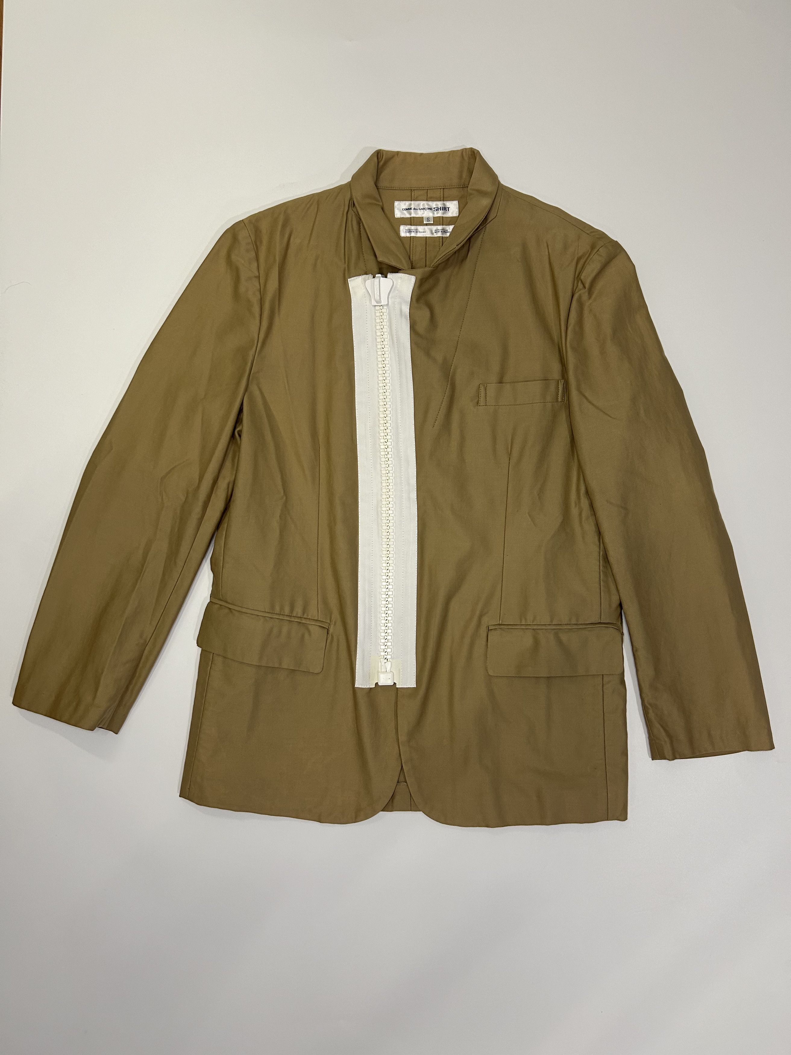 Comme des Garcons Comme des Garçons Shirt Big Zip Blazer (1336) Size US S / EU 44-46 / 1 - 1 Thumbnail
