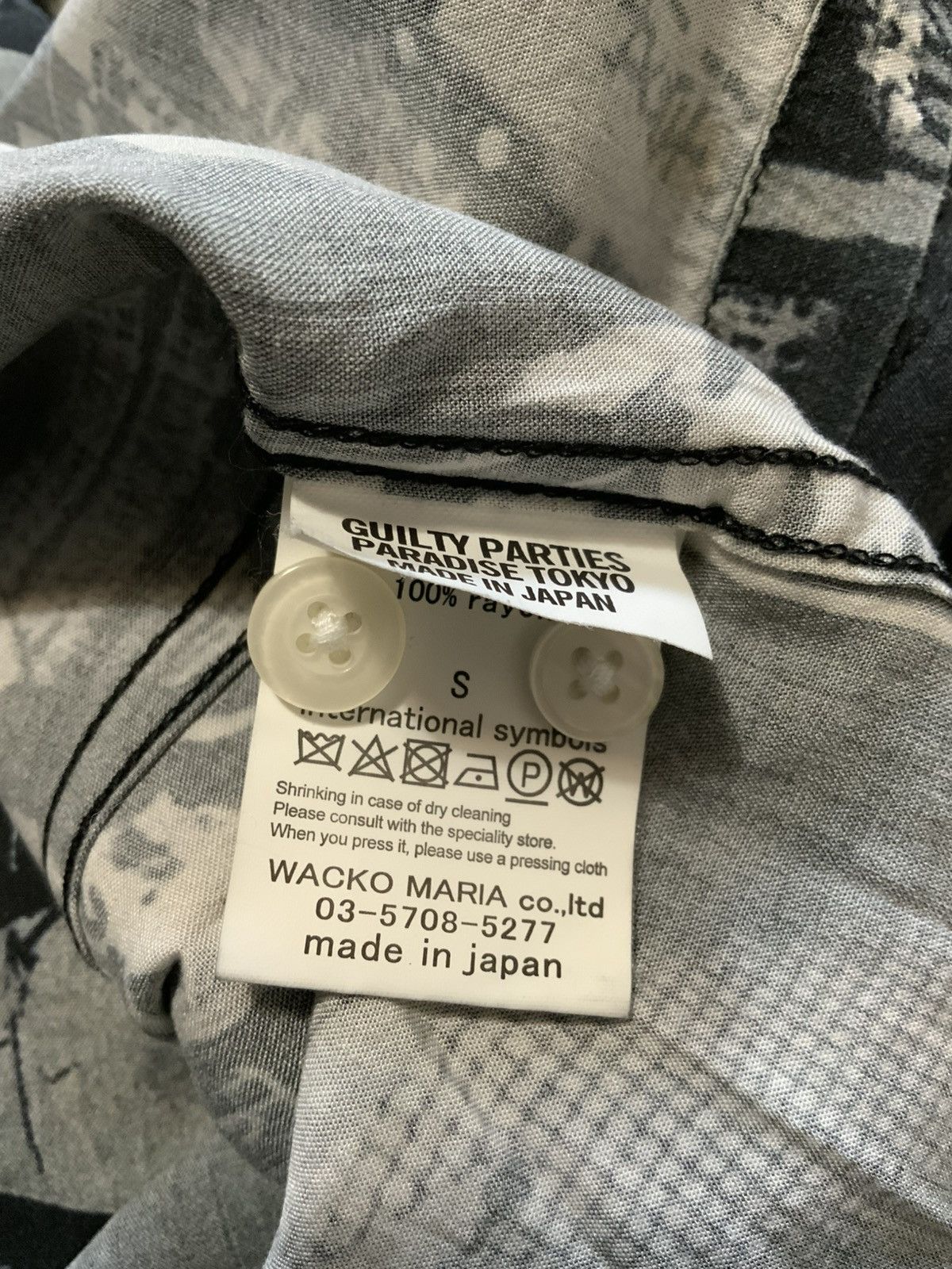 Wacko Maria Wacko Maria X The Guilty Parties Daido Moriyama Button Shirt Size US S / EU 44-46 / 1 - 6 Thumbnail