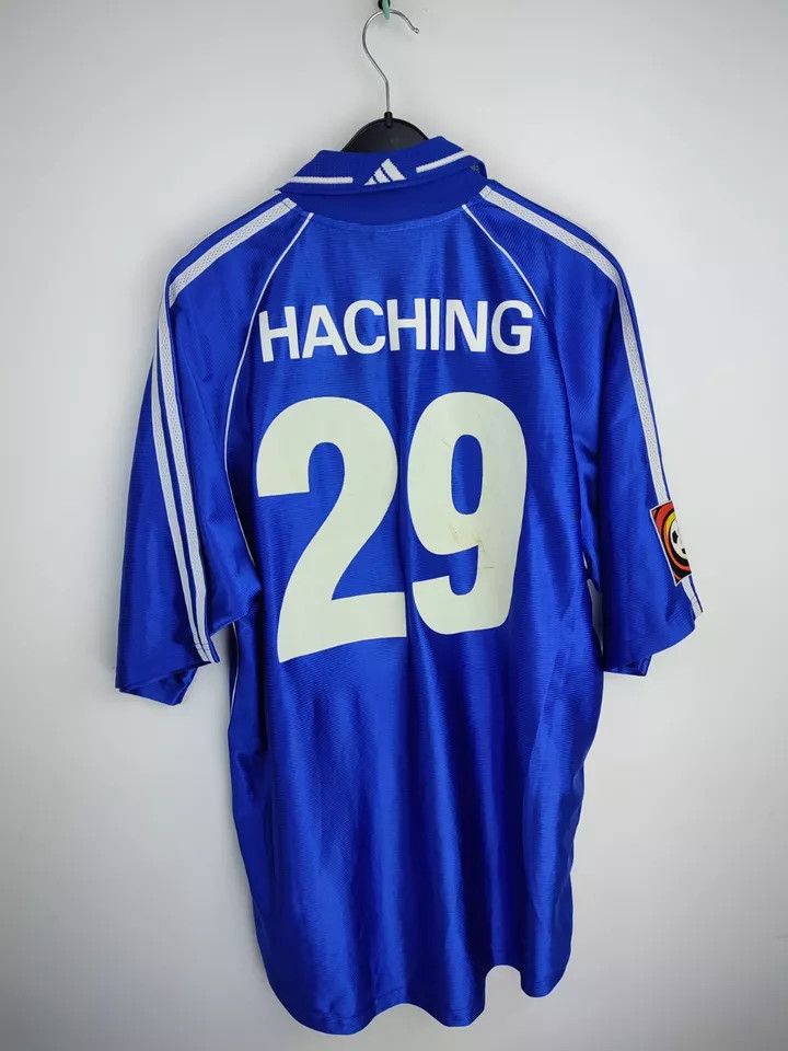 Adidas SpVgg Unterhaching 1999-2000 away Bundesliga Matchworn Size US XL / EU 56 / 4 - 4 Thumbnail