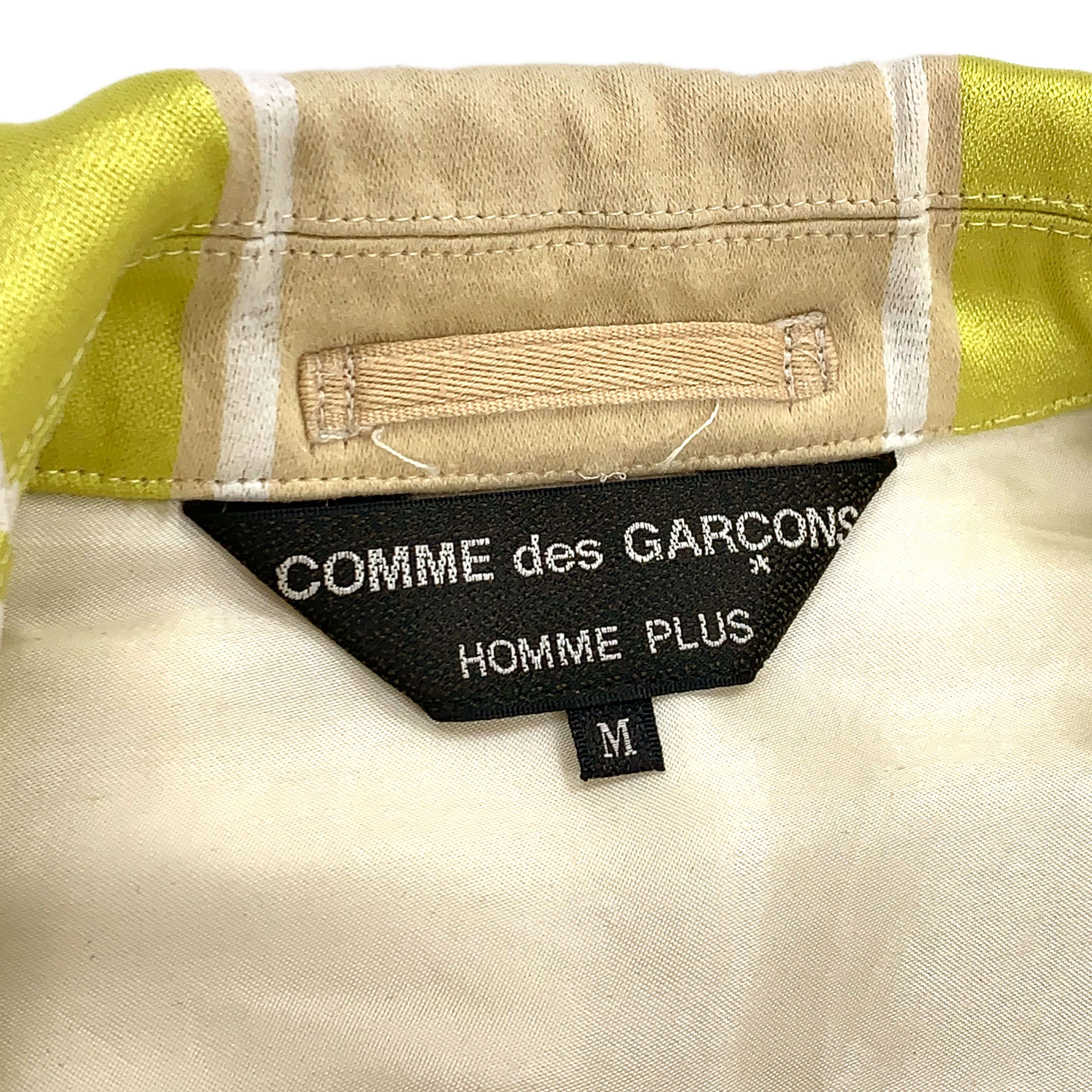 Comme des Garcons × Comme des Garcons Homme Plus SS00 Shiny Striped Cotton Jacket Size US M / EU 48-50 / 2 - 4 Thumbnail