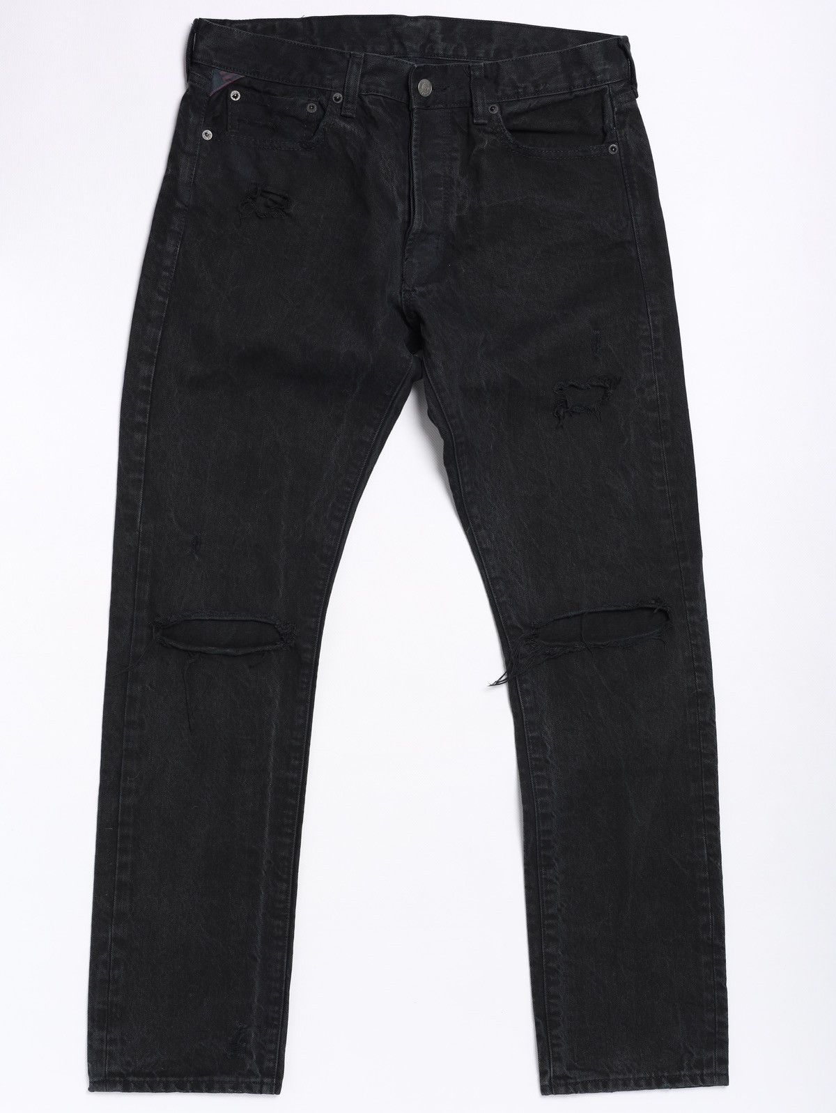 Denim & Supply Ralph Lauren Denim Supply Ralph Lauren Distressed Washed Denim Pants Size US 33 - 1 Thumbnail