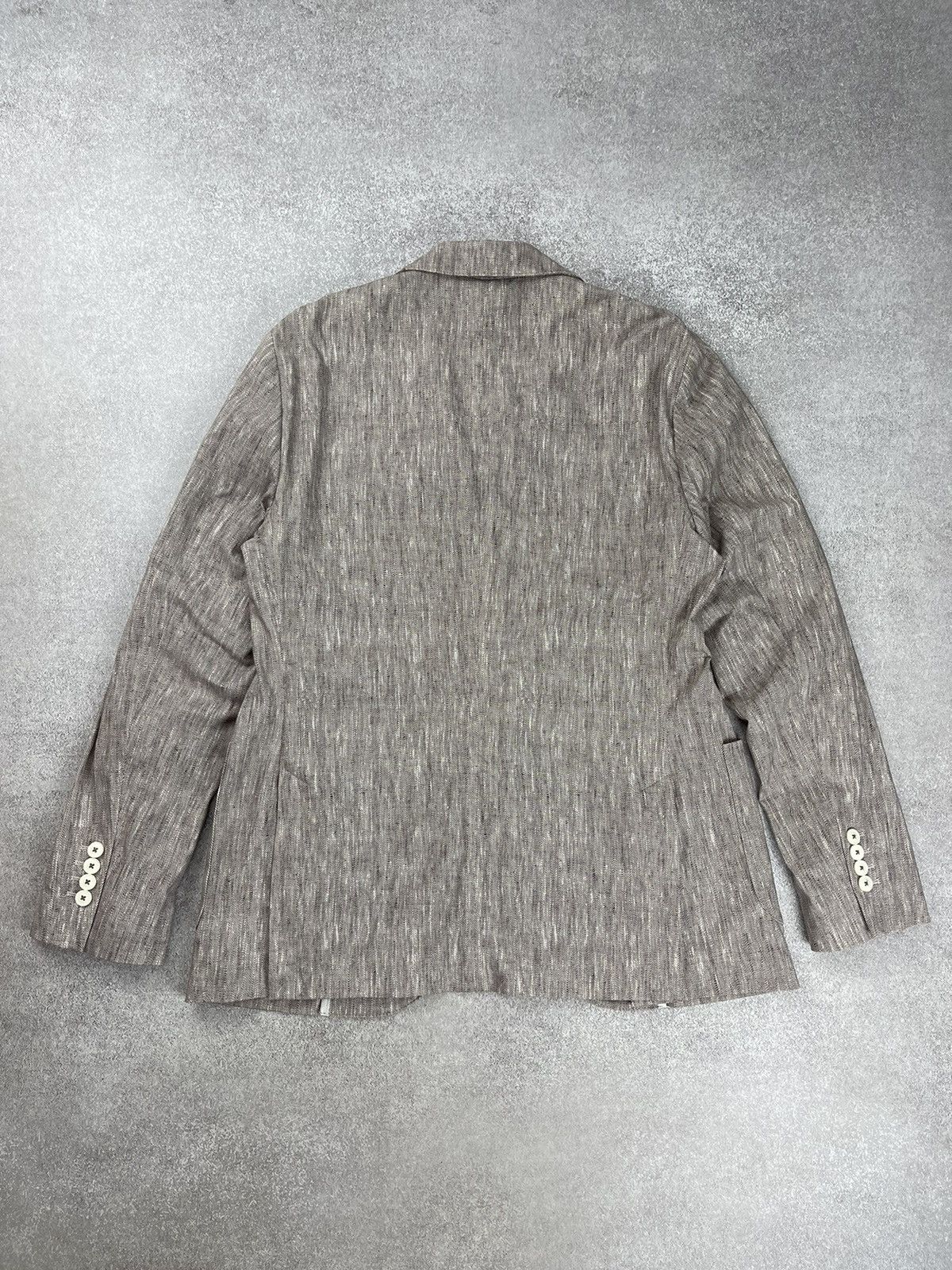 Circolo 1901 Circolo 1901 Slim Fit Herringbone Blazer Jacket Size 54 Size US L / EU 52-54 / 3 - 13 Thumbnail