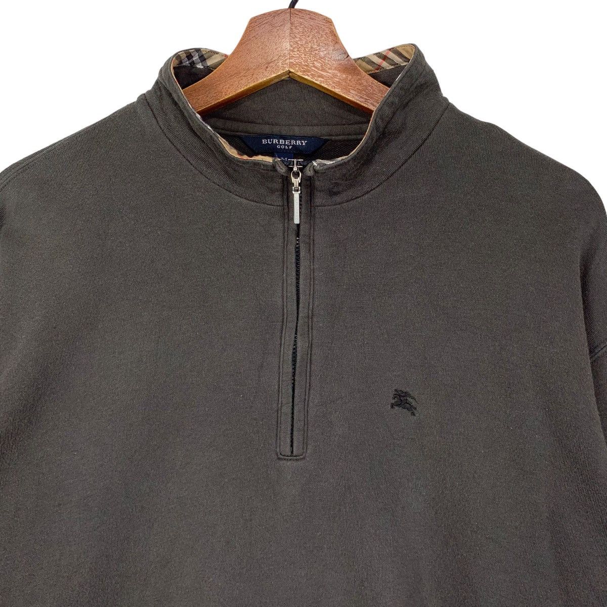 Burberry Burberry Golf Half Zip Sweatshirt Size US M / EU 48-50 / 2 - 2 Thumbnail