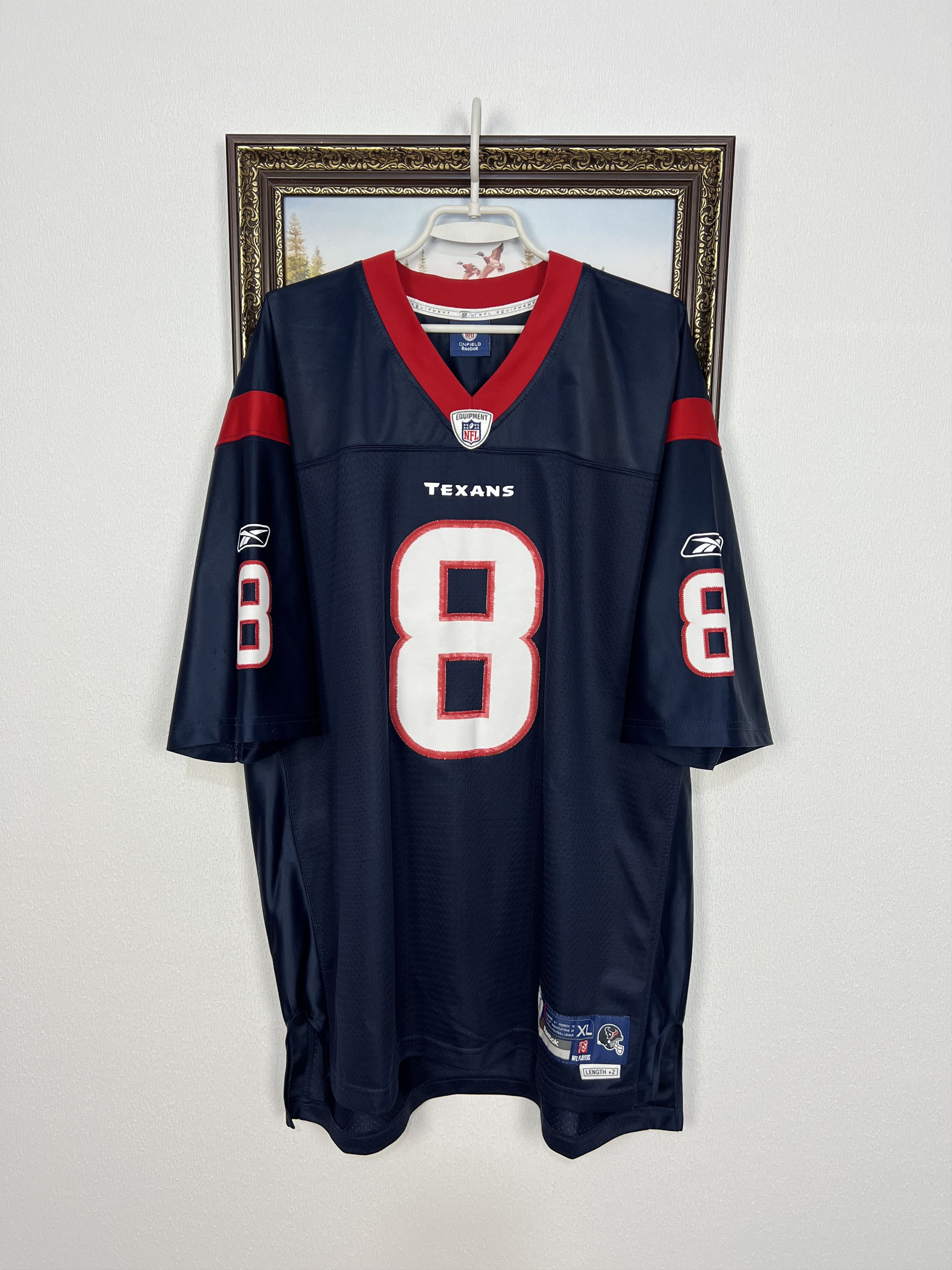 Reebok Houston Texans Matt Schaub #8 NFL Reebok Jersey Mens Shirt Size US XL / EU 56 / 4 - 1 Thumbnail