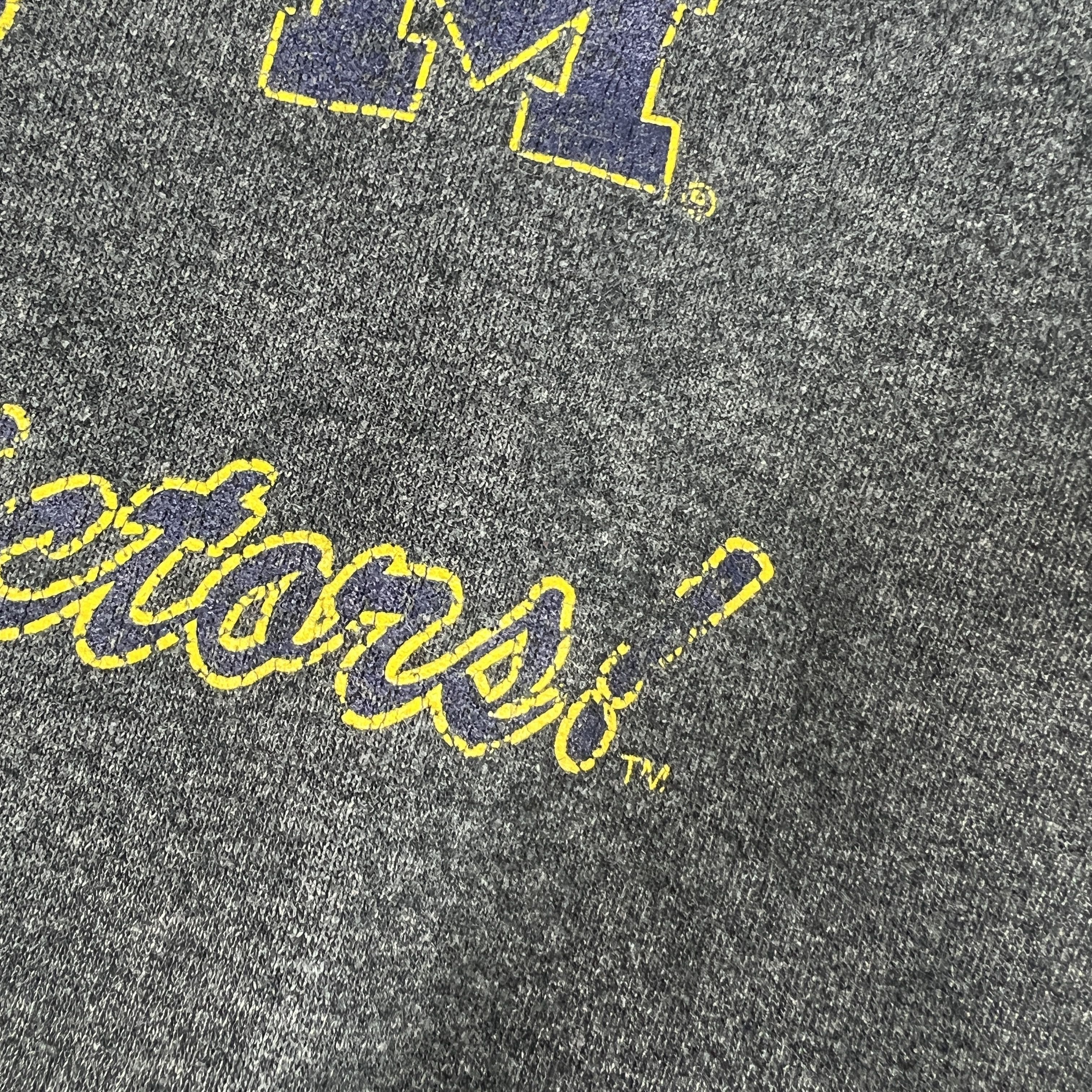 Jerzees × NCAA Y2K Jerzees Michigan Wolverines Sweatshirt Distressed Hoodie Size US M / EU 48-50 / 2 - 6 Thumbnail