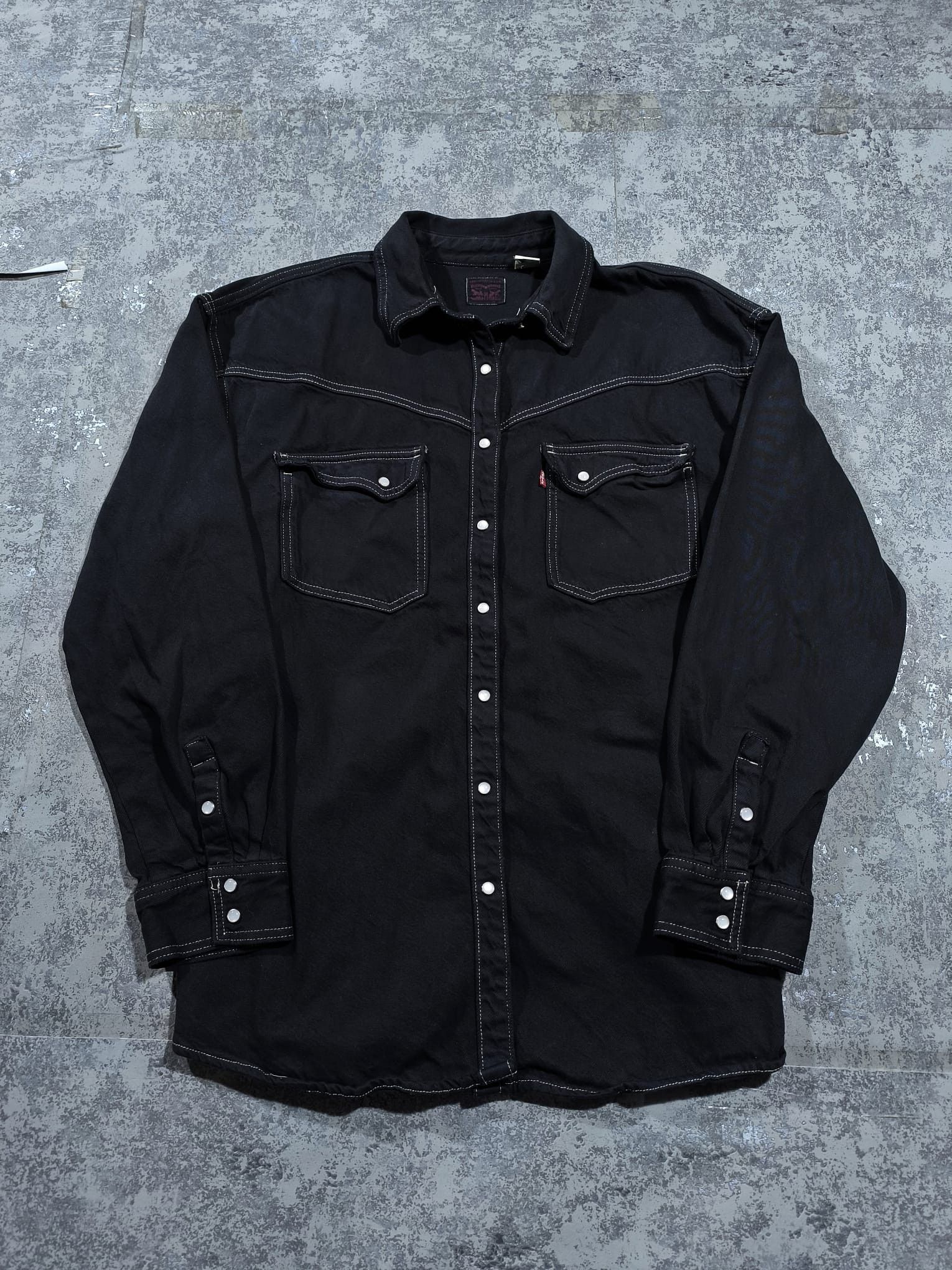 Levi's VTG levis western pear snap denim shirt heavyweight Size US M / EU 48-50 / 2 - 1 Thumbnail