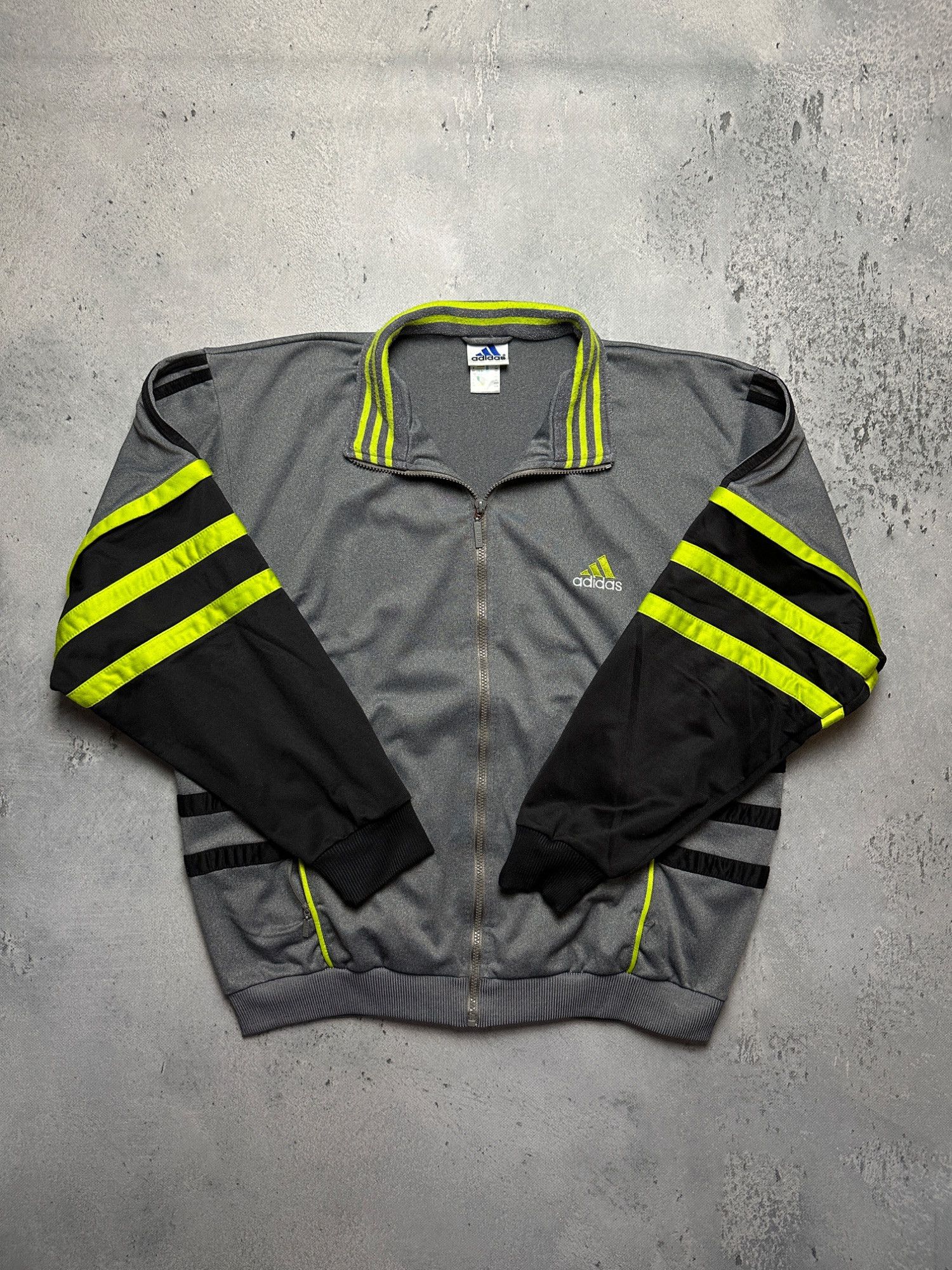Adidas Rare Vintage Adidas Full-Zip Track Jacket USA 90s Hype y2k Size US L / EU 52-54 / 3 - 3 Thumbnail