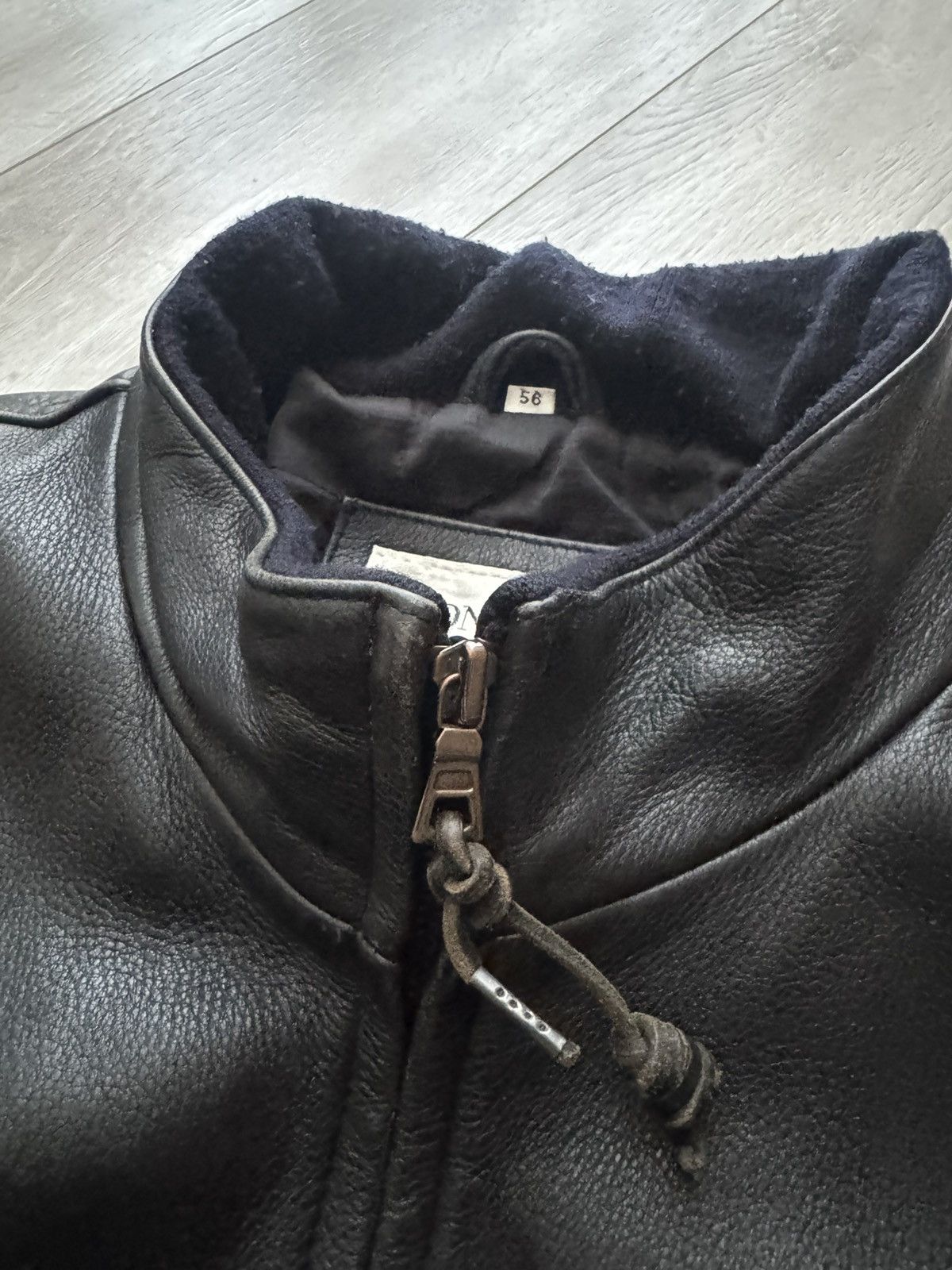 Genuine Leather Leonardo Sportiva Vintage Real Leather Jacket Size US XL / EU 56 / 4 - 5 Thumbnail