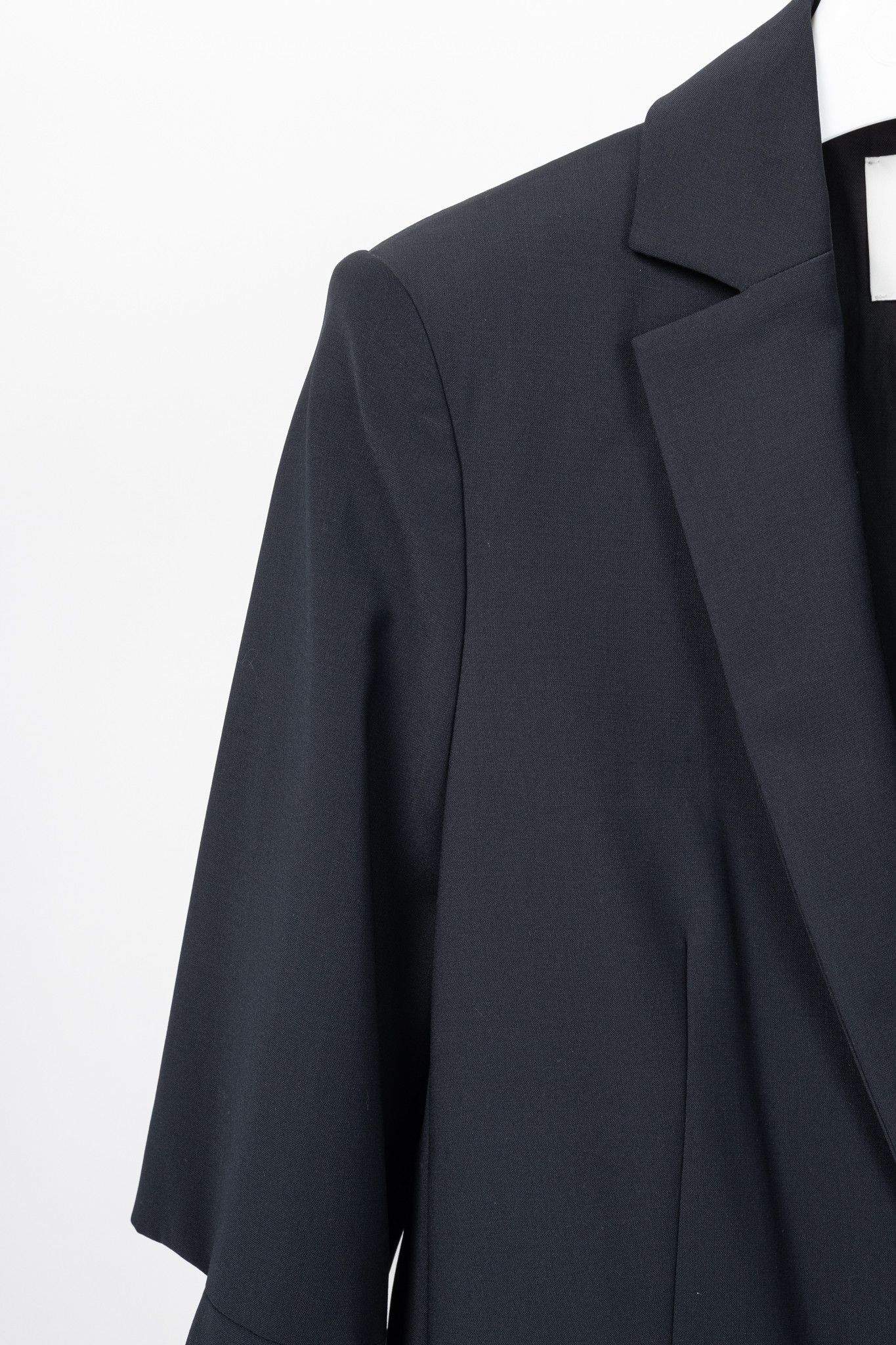 Tibi Tibi Marlon Navy Tropical-Wool Cutout-Sleeve Blazer Size M / US 6-8 / IT 42-44 - 5 Thumbnail