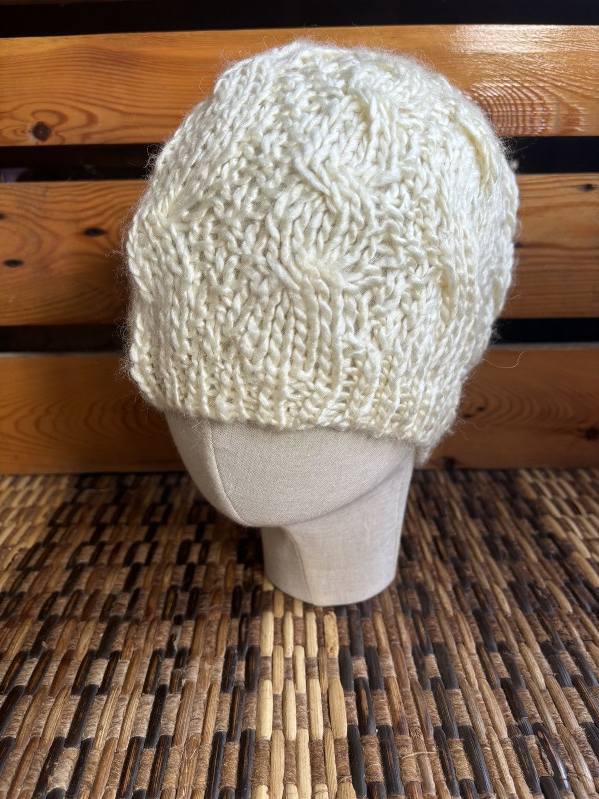 Japanese Brand CROCHET BEANIE DESIGN FROM JAPAN Size ONE SIZE - 1 Thumbnail