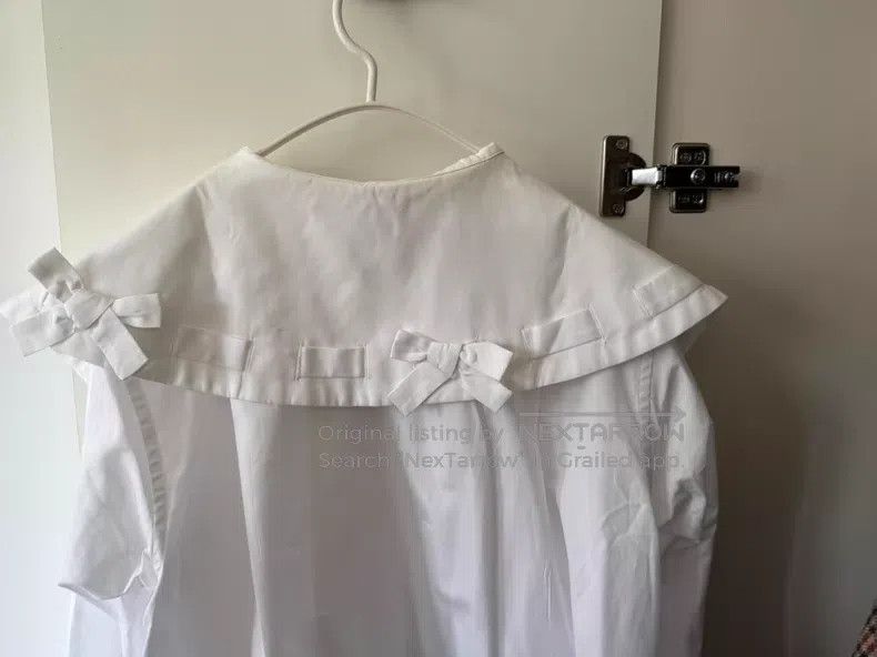 Comme des Garcons Comme des Garcons Round collar with bow shirt Size S / US 4 / IT 40 - 5 Thumbnail
