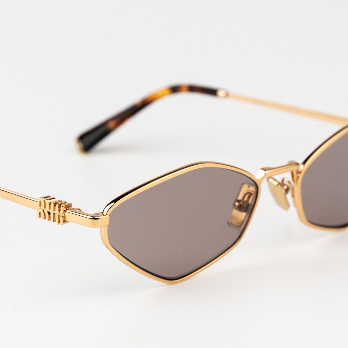 Miu Miu NEW Miu Miu MU56ZS 5AK20I REGARD Geometric Unisex Sunglasses Size ONE SIZE - 6 Thumbnail