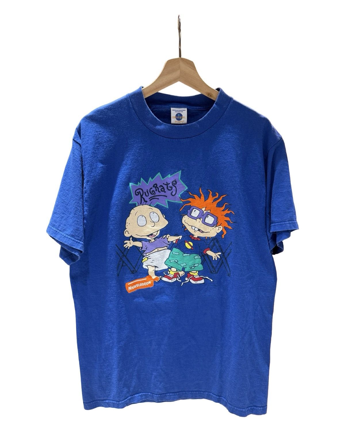 Vintage Vintage 90s Rugrats Universal Studios Nickelodeon Promo Tee Size US L / EU 52-54 / 3 - 1 Thumbnail