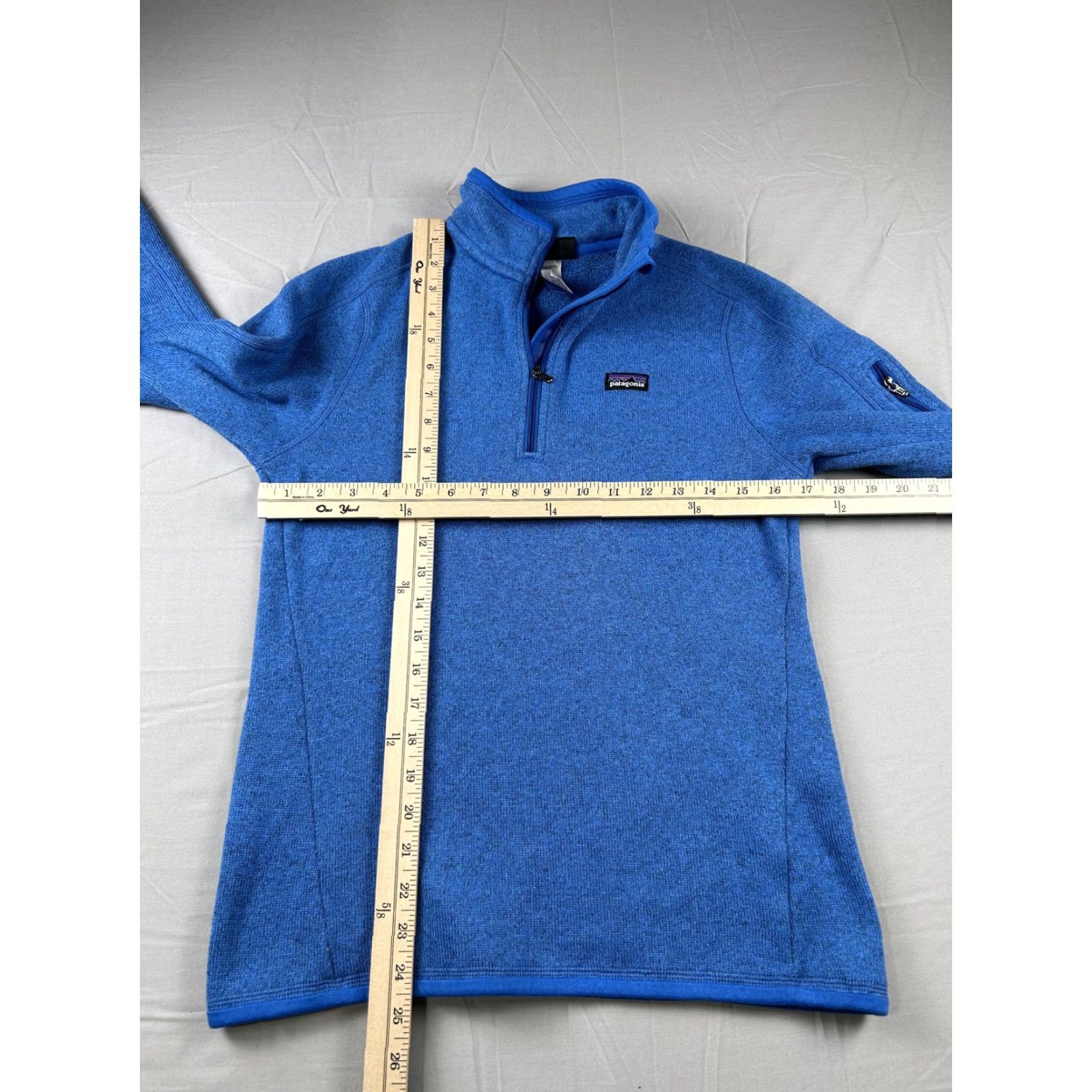 Patagonia Patagonia Womens Small Blue Quarter Zip Fleece Pullover Mock Neck Sweater Size S / US 4 / IT 40 - 6 Thumbnail