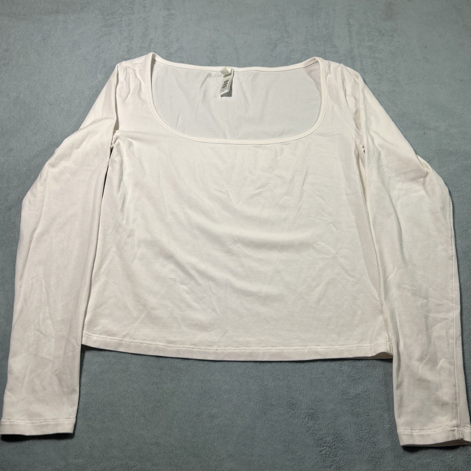 SKIMS Skims Scoop Neck Top Womens Large Shirt Round Base Layer Size L / US 10 / IT 46 - 7 Thumbnail