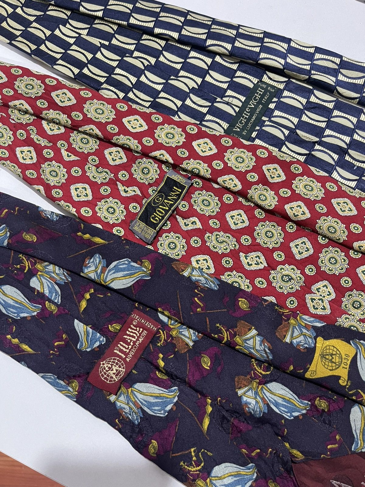 Alviero Martini Vintage Italian Silk Tie Set Alviero Martini Giovanni Vighi Size ONE SIZE - 9 Thumbnail