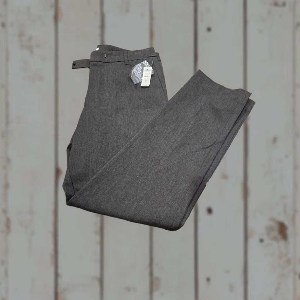 Talbots Talbots Pants 31x30 Grey Stretch Straight Pockets High Rise Size 12 Dress Pants Women's Pull On Size 34" / US 12 / IT 48 - 1 Thumbnail