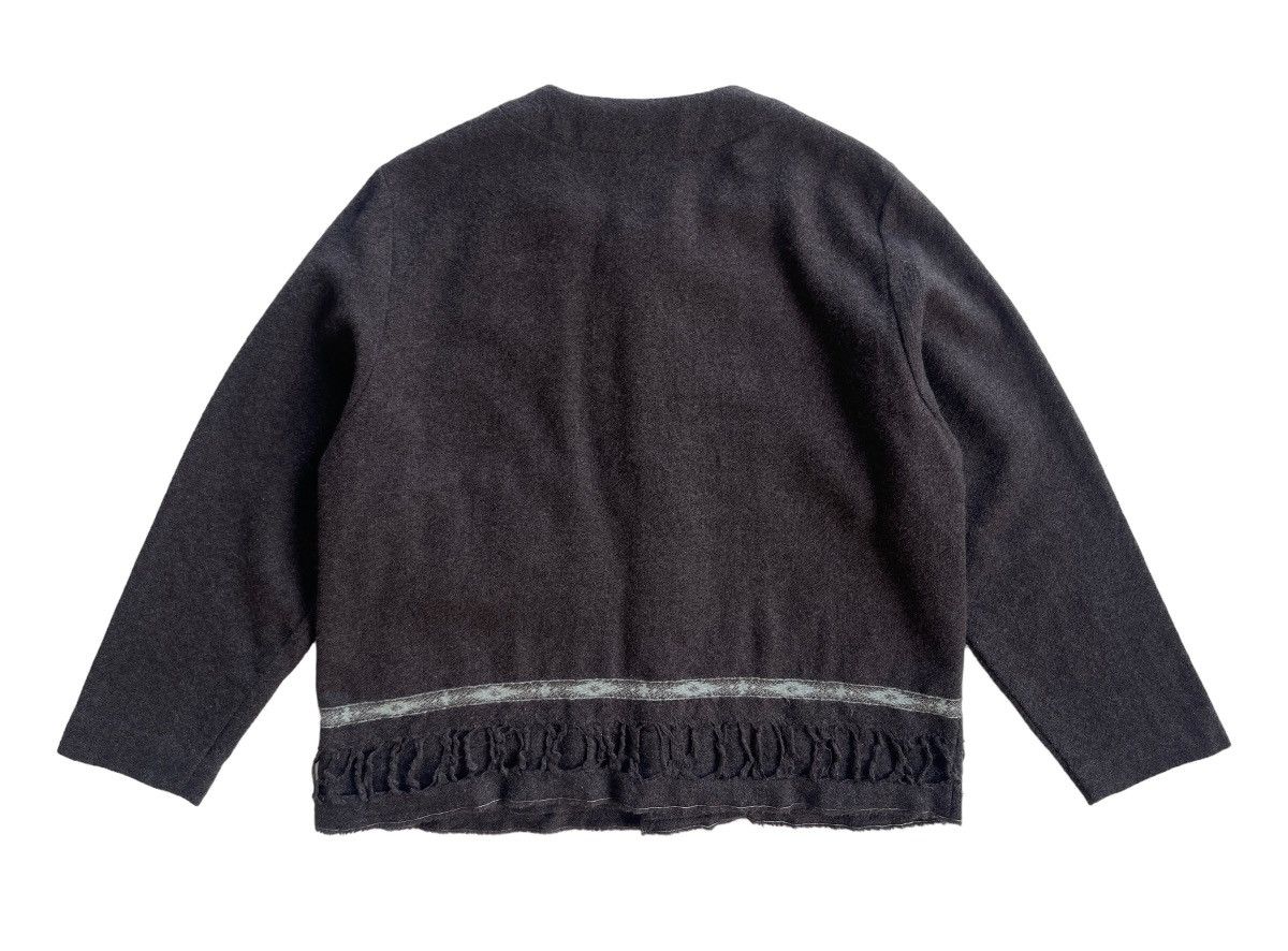 Hai Sporting Gear AvantGarde Fringed Distressed Wool Jacket Size US M / EU 48-50 / 2 - 3 Thumbnail
